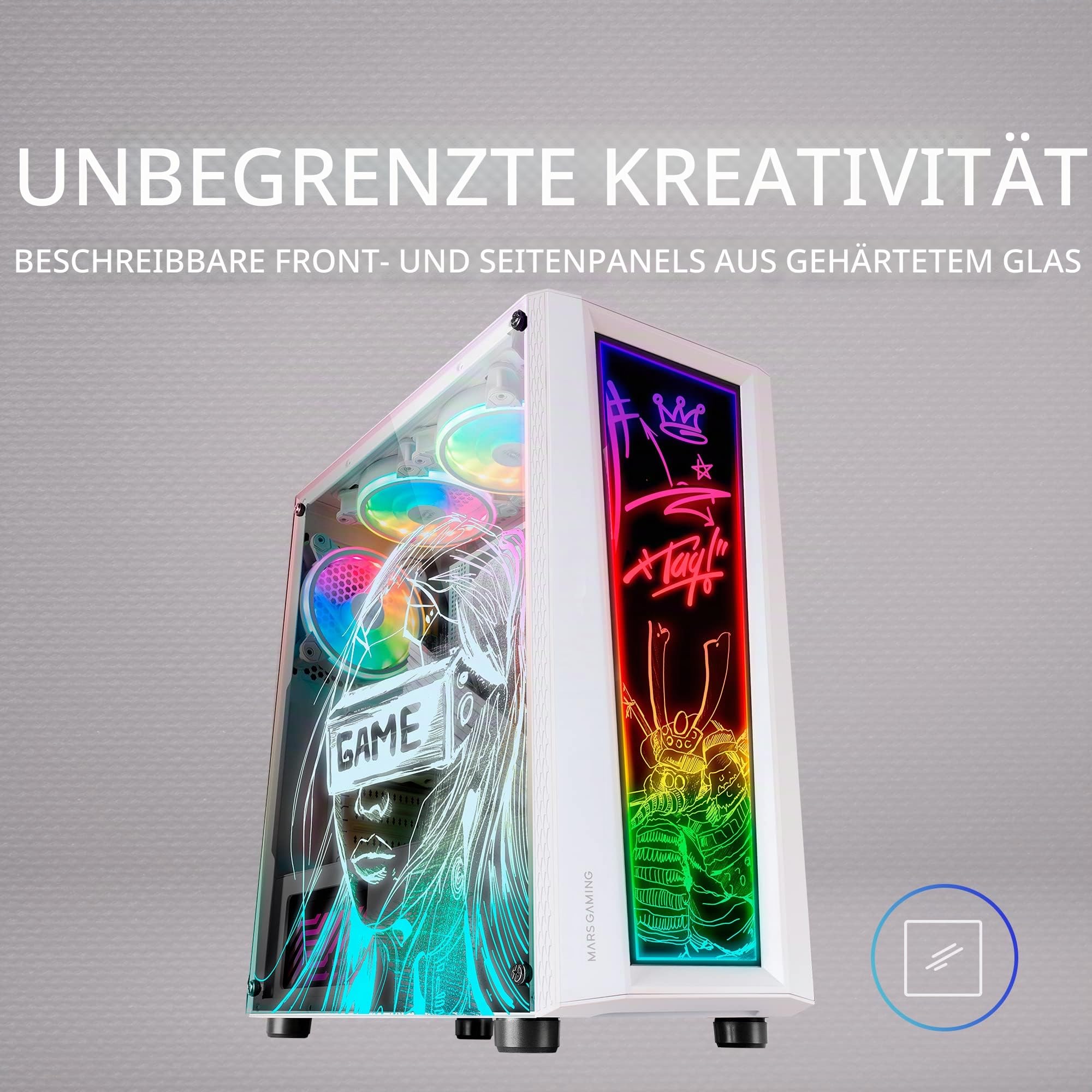 Mars Gaming MC-Art Weiß – Bild 3