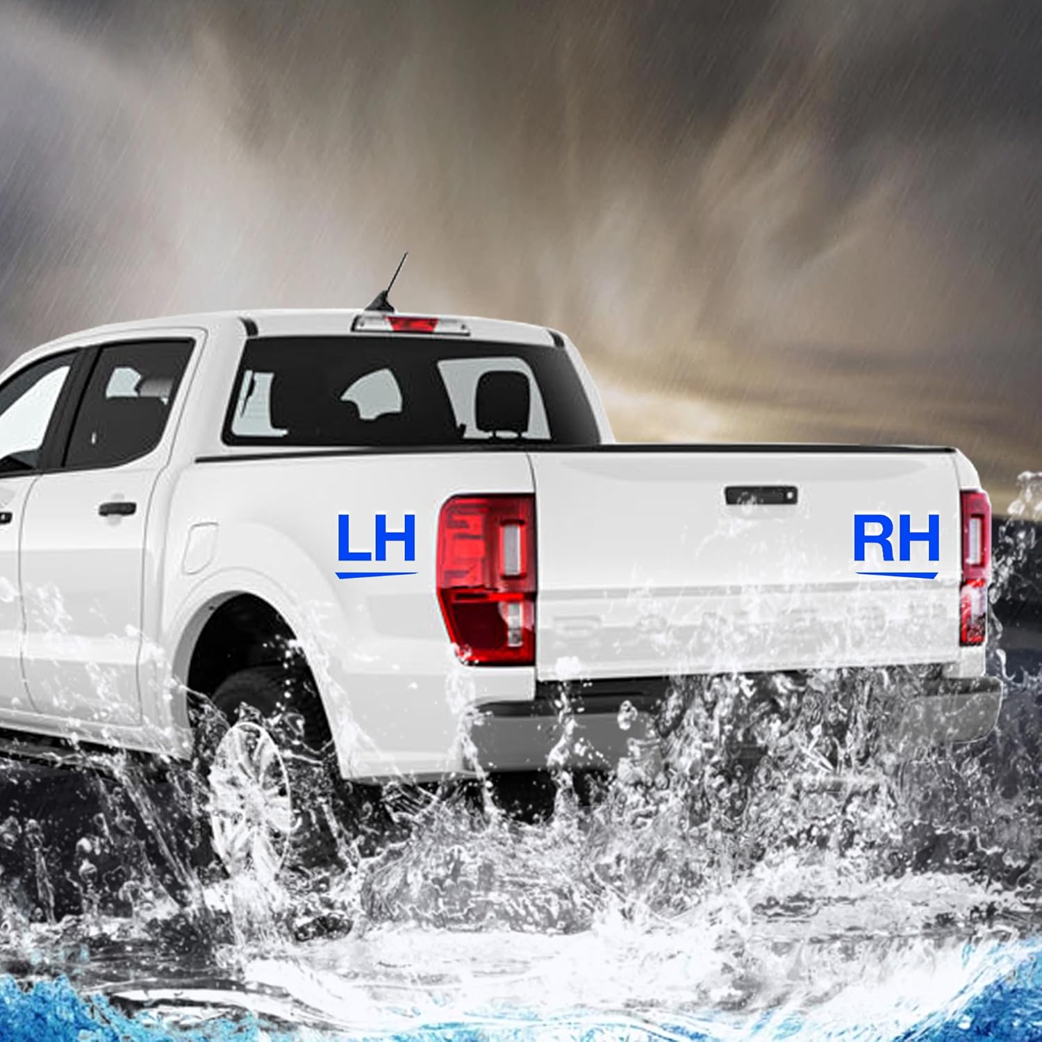 LED Tail Lights for Ford Ranger 2019 to 2023 - Brake Taillight Assembly Replacement for KB3Z13405G and FO2800274 - Rear Lamp w/Blind Spot (Module NOT Included) - Driver Left Side LH