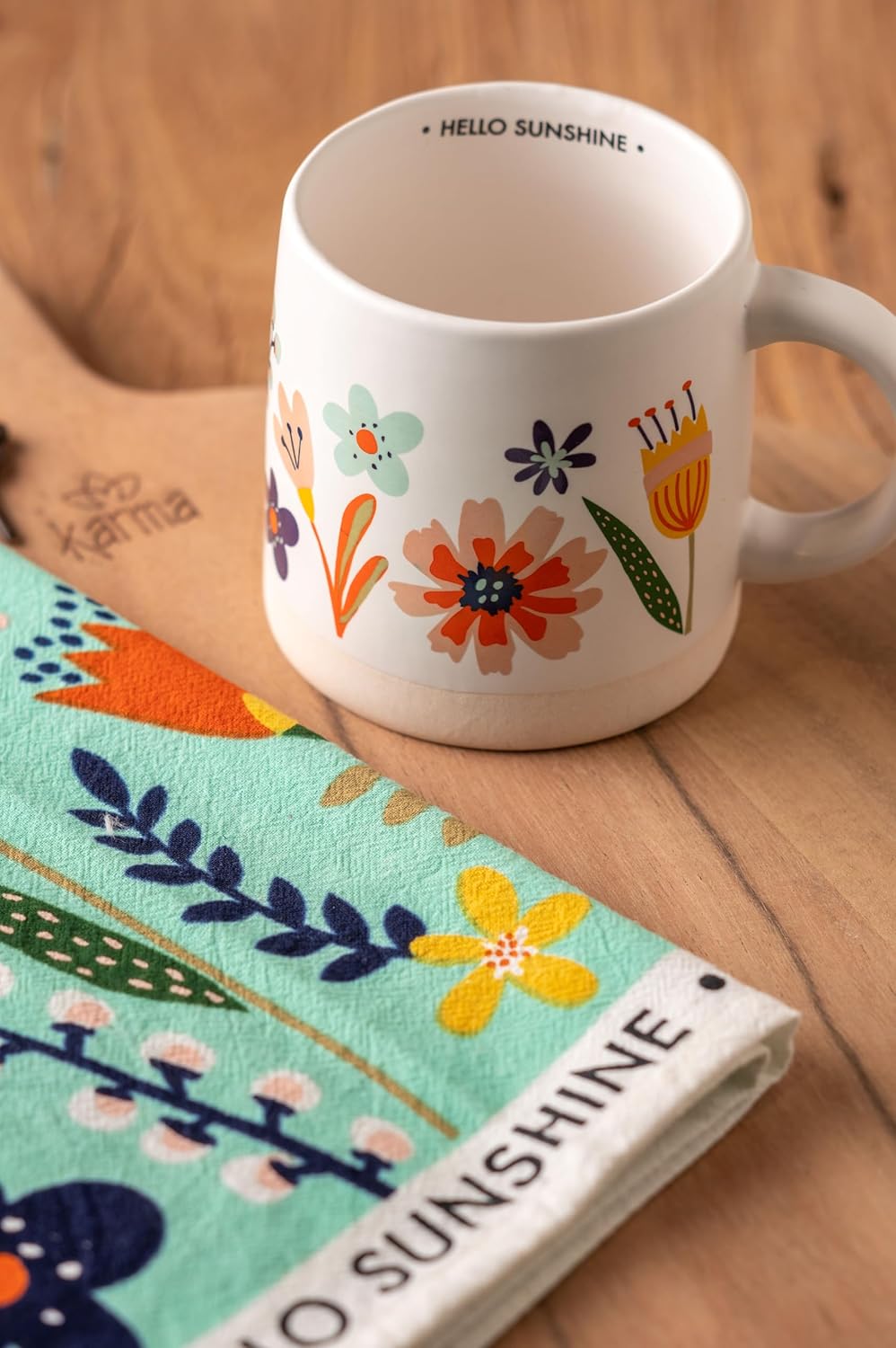 Karma, 14 oz Shelly Mug - Cute Coffee and Tea Mug - Ceramic Coffee Mugs for Women and Men, Stay Wild - Image 5