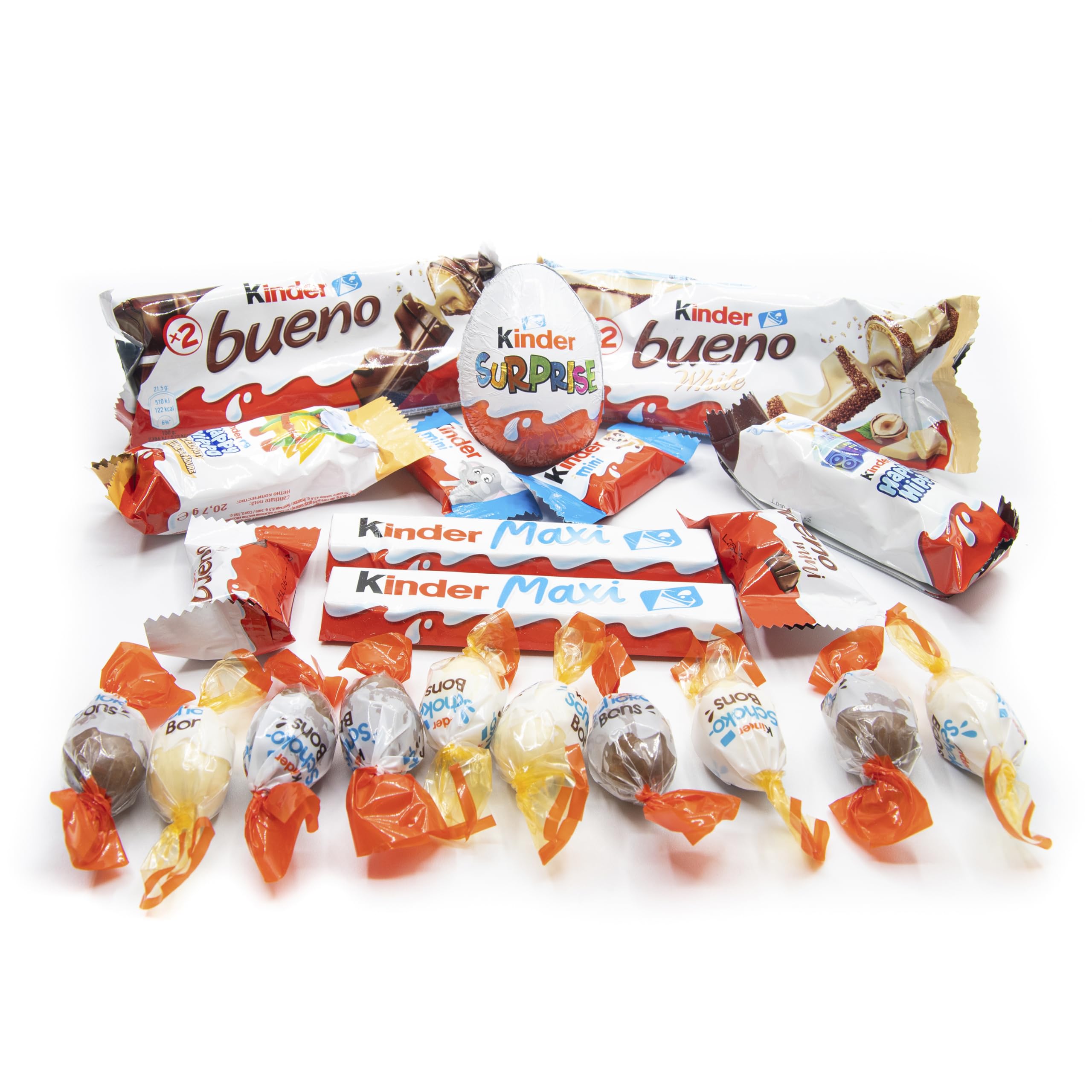 VILAER Scatola Cioccolatini Regalo, Originale, San Valentino, Regalare per Compleanni, Anniversari, Confezione Assortita di Cioccolatini Preferiti, Varietà (KINDER)