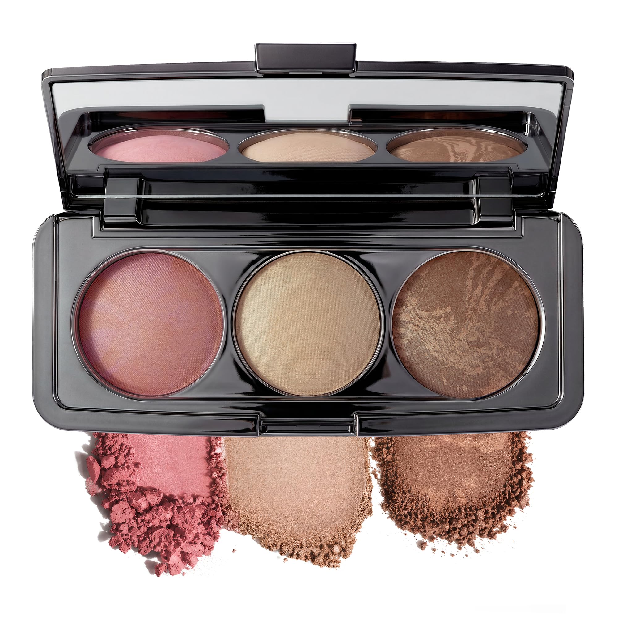 W7 Glow Theory Face Palette - Lunar Soft Pink and Pearl Tones