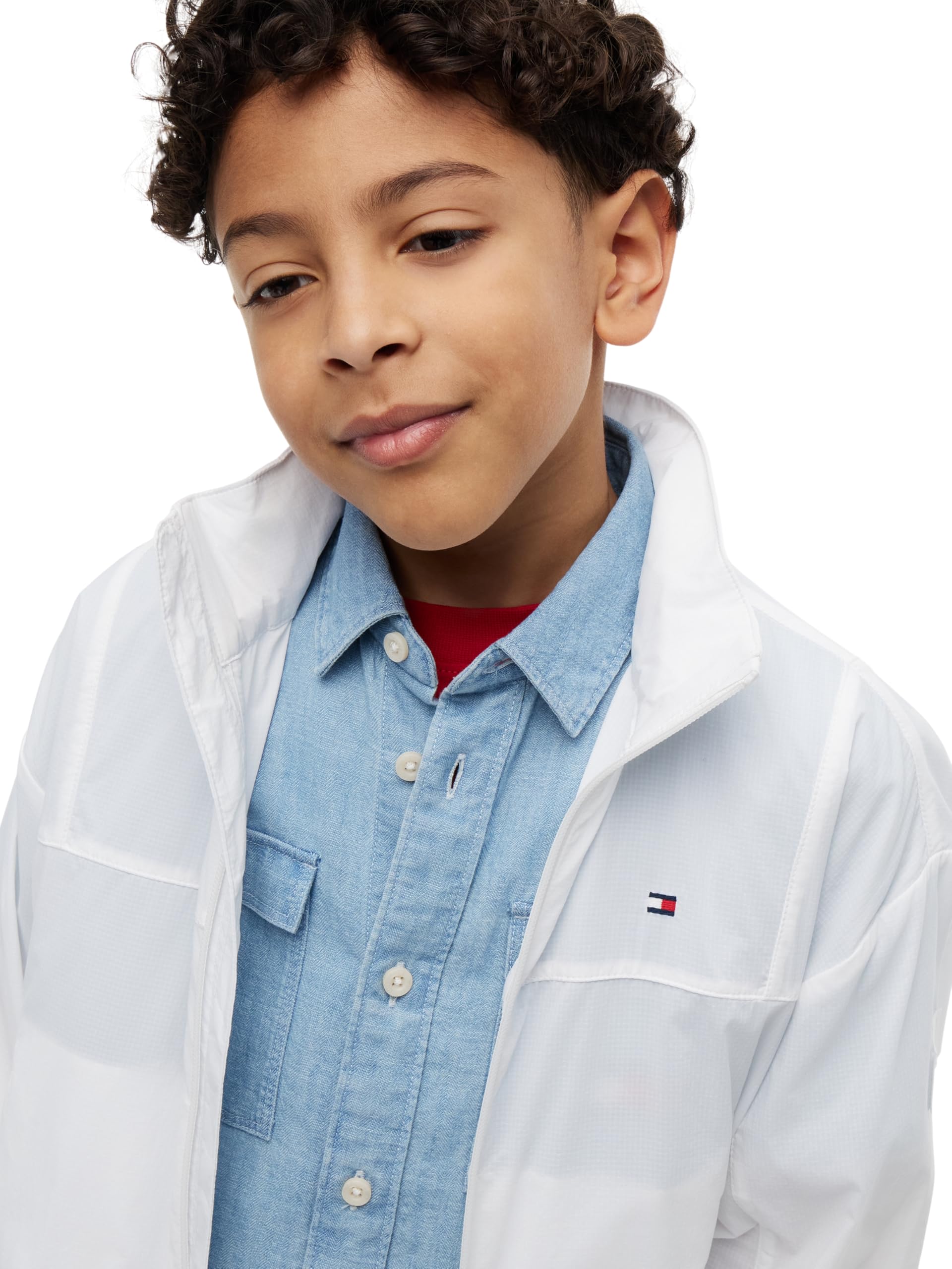 Tommy Hilfiger Unisex Kinder Windbreaker Jacket Ks0ks00741 Jacken (1er Pack)