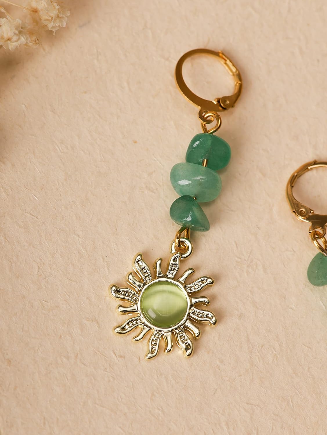 Sacina Boho Hippie Gothic Crystal Celestial Sun Earrings, Boho Earrings, Hippie Jewelry, Christmas Jewelry Gift For Women - Image 6