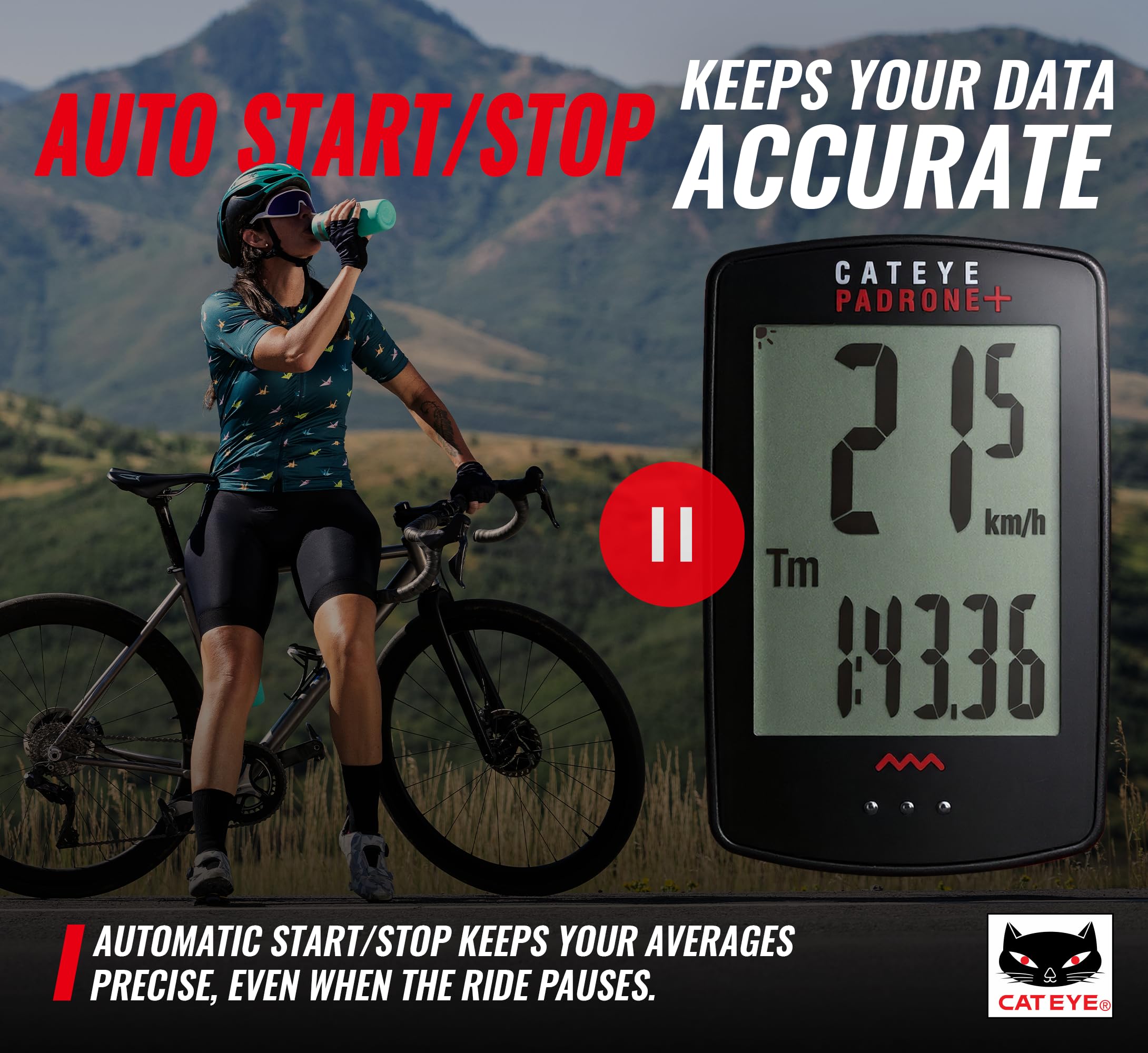 CATEYE - Padrone Plus Wireless Bike Computer