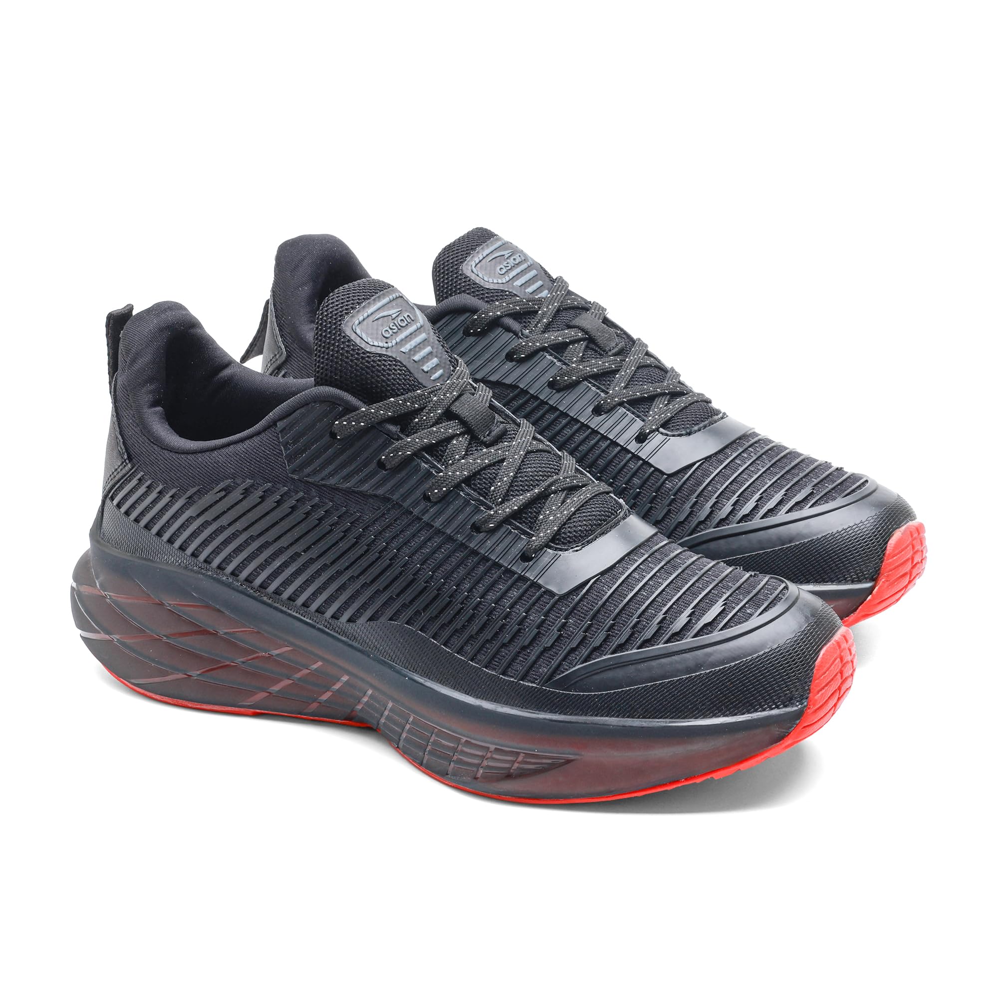 Navigator-31 Men’s Running & Training Shoes with Stylish Sole Design | Breathable Knit Upper with TPU Stability, Traction Outsole for Gym, Walking-image-37