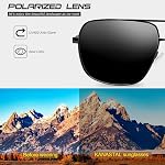 KANASTAL Sunglasses for Men Women Polarized Aviation Sunglasses with Premium Metal Frame Military Sun Glasses