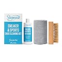STEPEASE Shoe Cleaning Kit with 100 mL Shoe Cleaner Bottle,1 Soft Brush & 1 Microfiber Cloth - Suitable for Sneaker, Canvas, Knit, Trainers, Multi-Material & Sports Shoes -Travel-Friendly Cleaning Kit gallery image