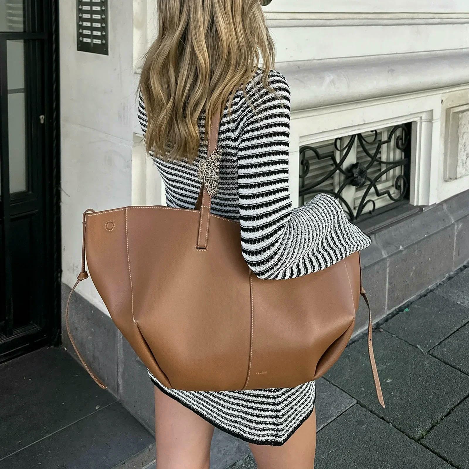Vestiti a Maniche Lunghe Mini Abito da Donna Righe Donna, Inverno Autunnale, Contrasto Bodycon Ad Alta Vita, Sexy per La Festa della Spiaggia Casual-Nero-m