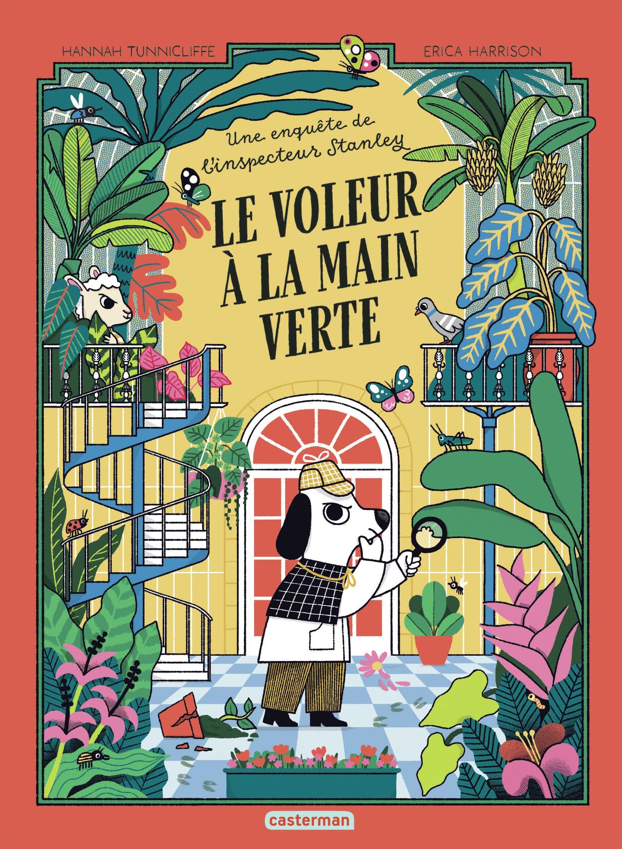 Le voleur à la main verte Une enquête de l'inspecteur Stanley - Hannah Tunnicliffe - Casterman - cartonné - Bande dessinée jeunesse