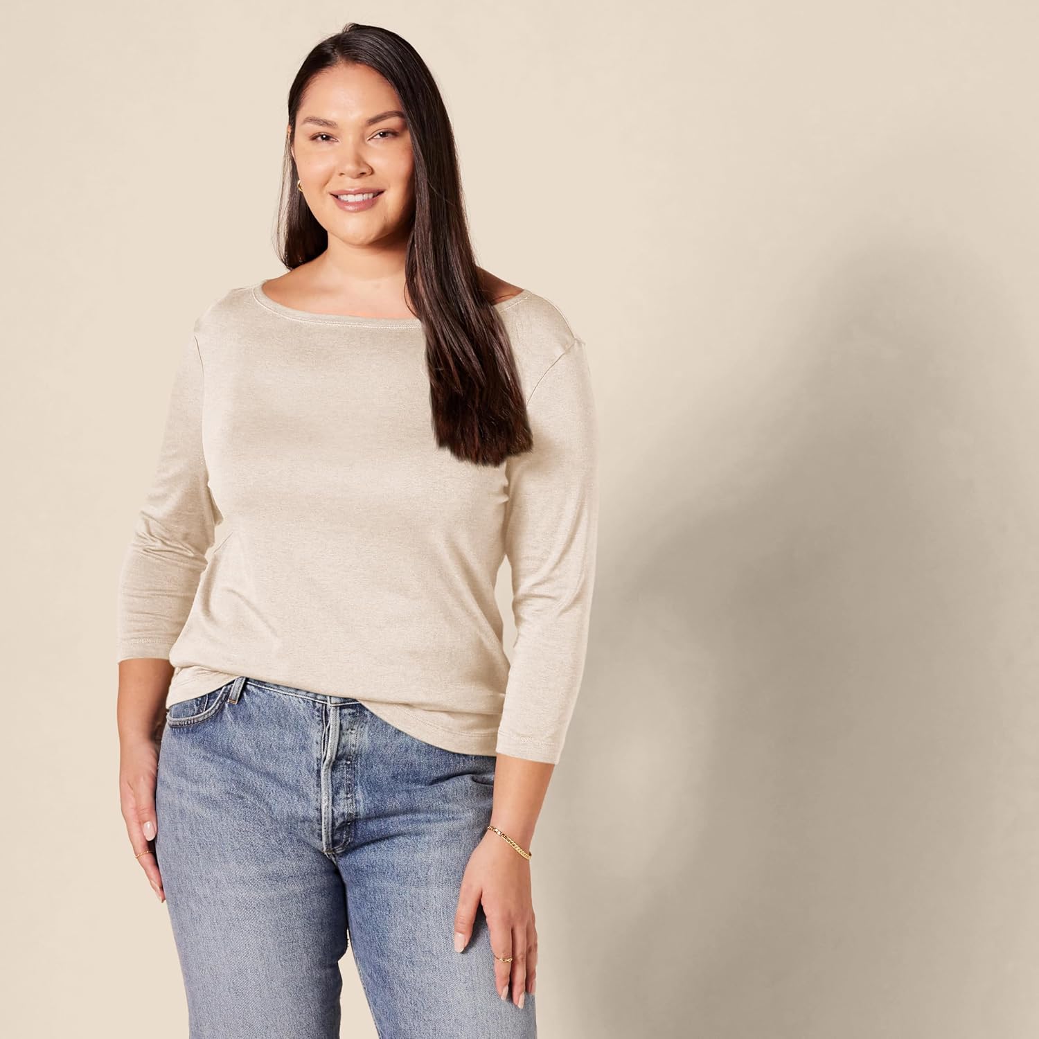 Amazon Essentials Women's Slim-Fit 3/4 Sleeve - Image 6