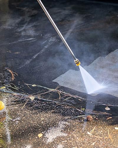 Miniatura 8 de TOOLCY Puntas de boquilla para lavadora a presión, 4.5 orificios, diseño de hasta 5000 PSI, múltiples grados, para uso en agua fría y caliente,