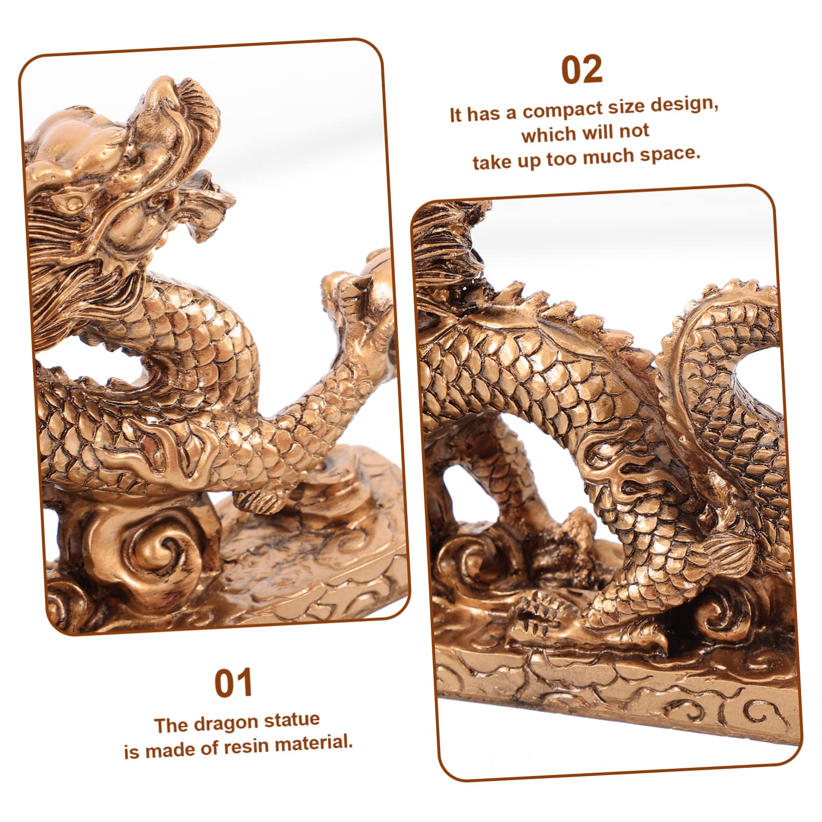 ドラゴン形状の樹脂製置物 Amazon.co.jp: KAILIKETIY ドラゴンの置物 樹脂製 中国縁起物