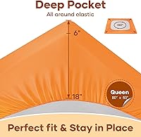 Vista 10 de OhGeni Protector de colchón 100% impermeable, sábana bajera con bolsillos profundos, material suave transpirable sin ruido de alta calidad, funda