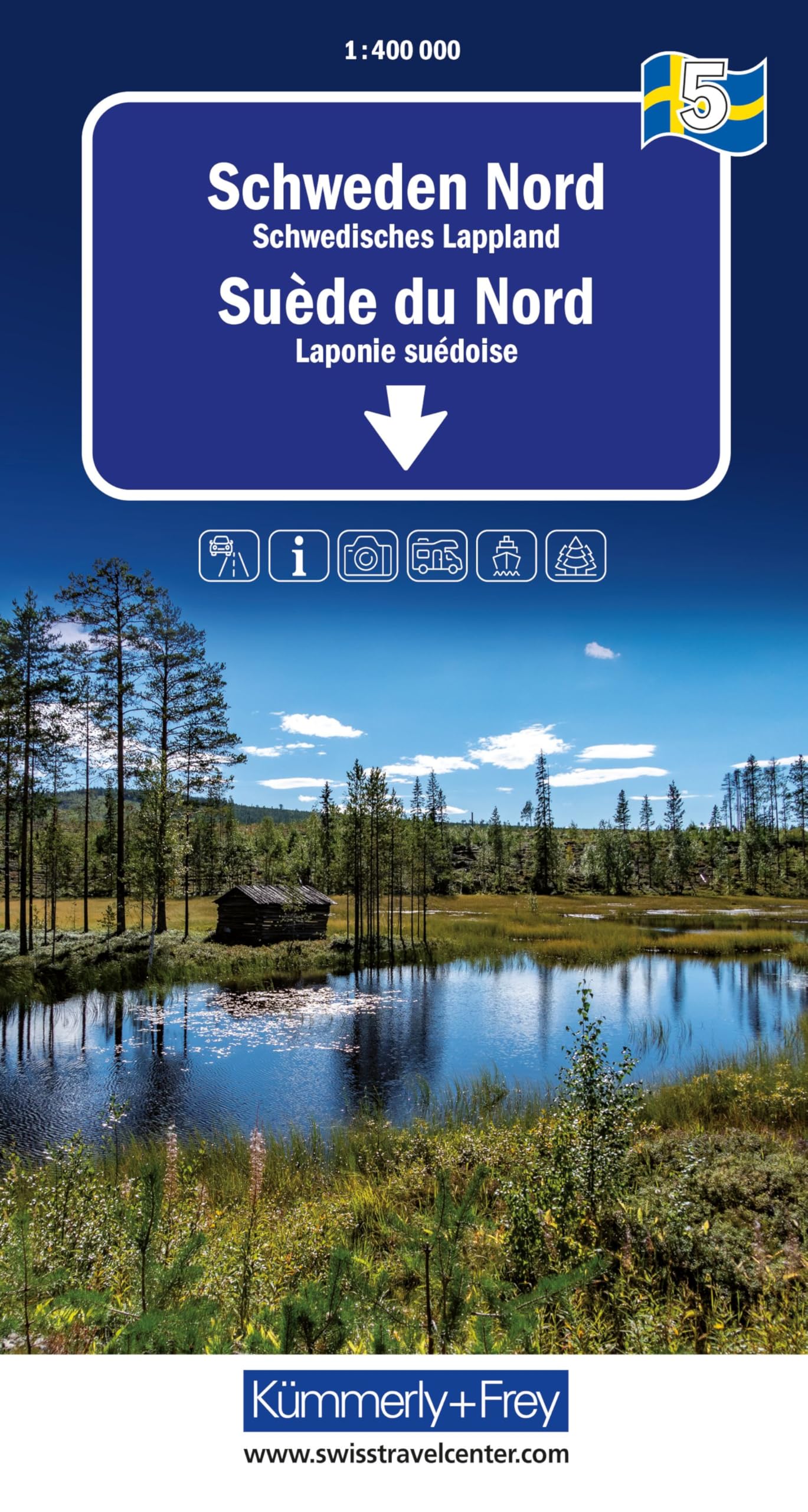5 Sweden North Road Map: Schwedisches Lappland