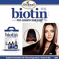 Vista 8 de Difeel Pro-Growth Biotin Shampoo 33.8 oz. - Champú para adelgazar el cabello y la pérdida de cabello con biotina para el crecimiento del cabello