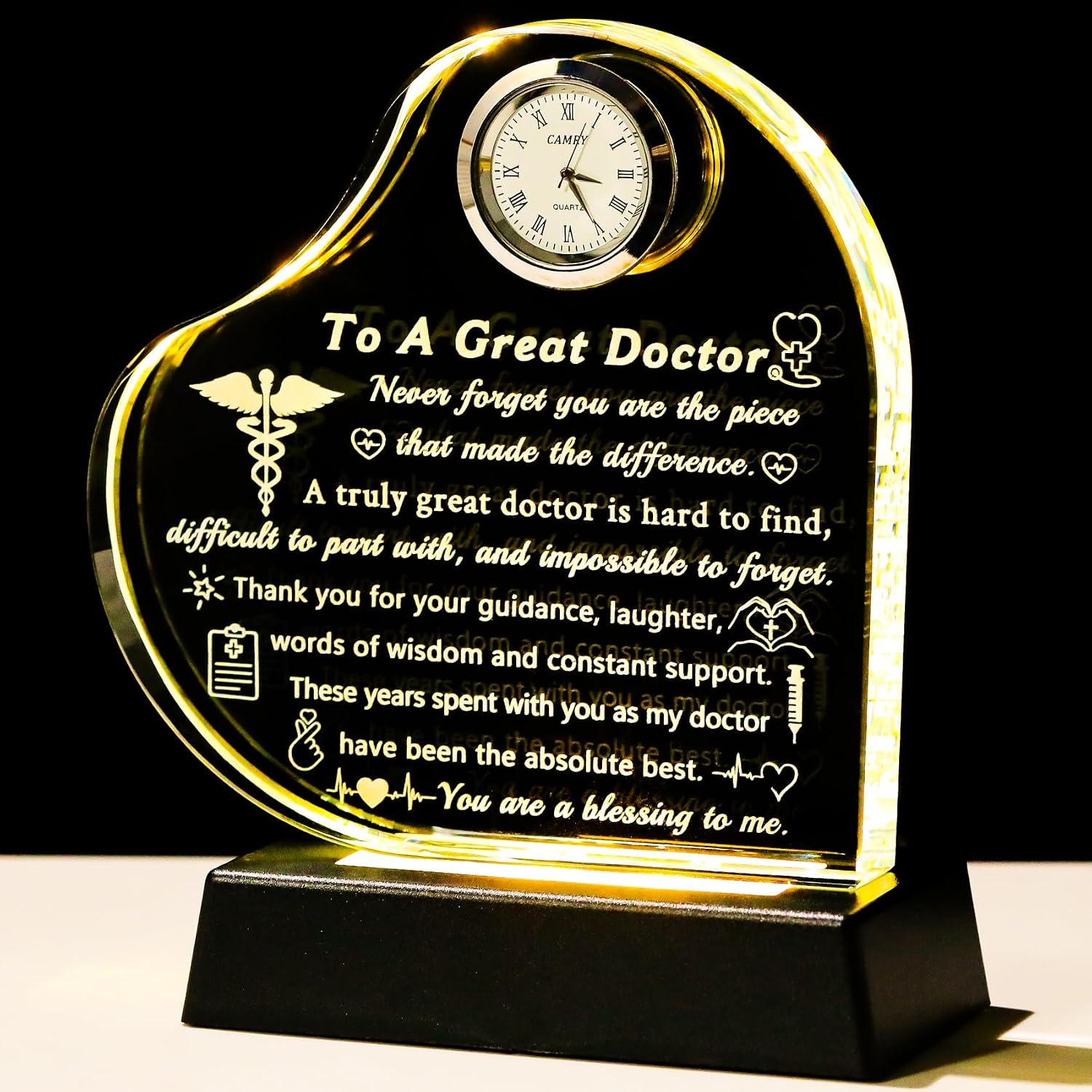 YWHL Doctor Appreciation Gifts for Women Men, Thank You Gift for Doctors