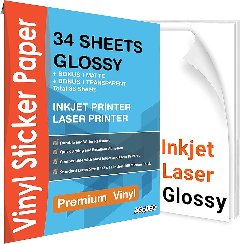 peel and stick printer paper