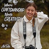 Vista 8 de Art Tribute Camera Strap for All DSLR and Mirrorless Cameras. Photographers Strap Neck, Shoulder & Crossbody Camera Strap