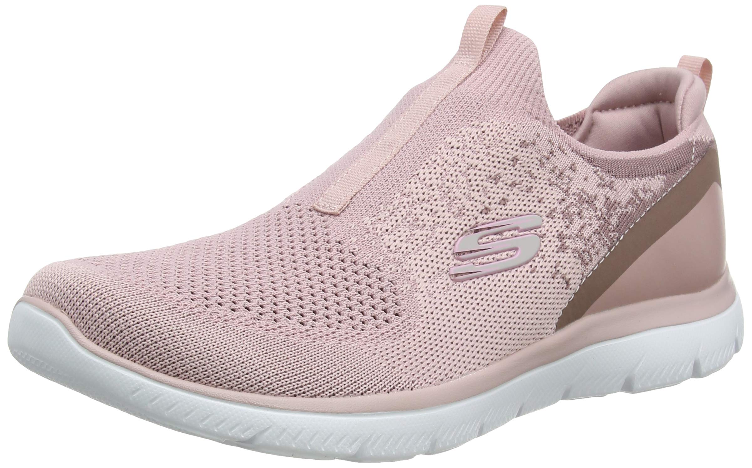 Knit Slipon Womens Casual Sneakers Purple, 6-image-13