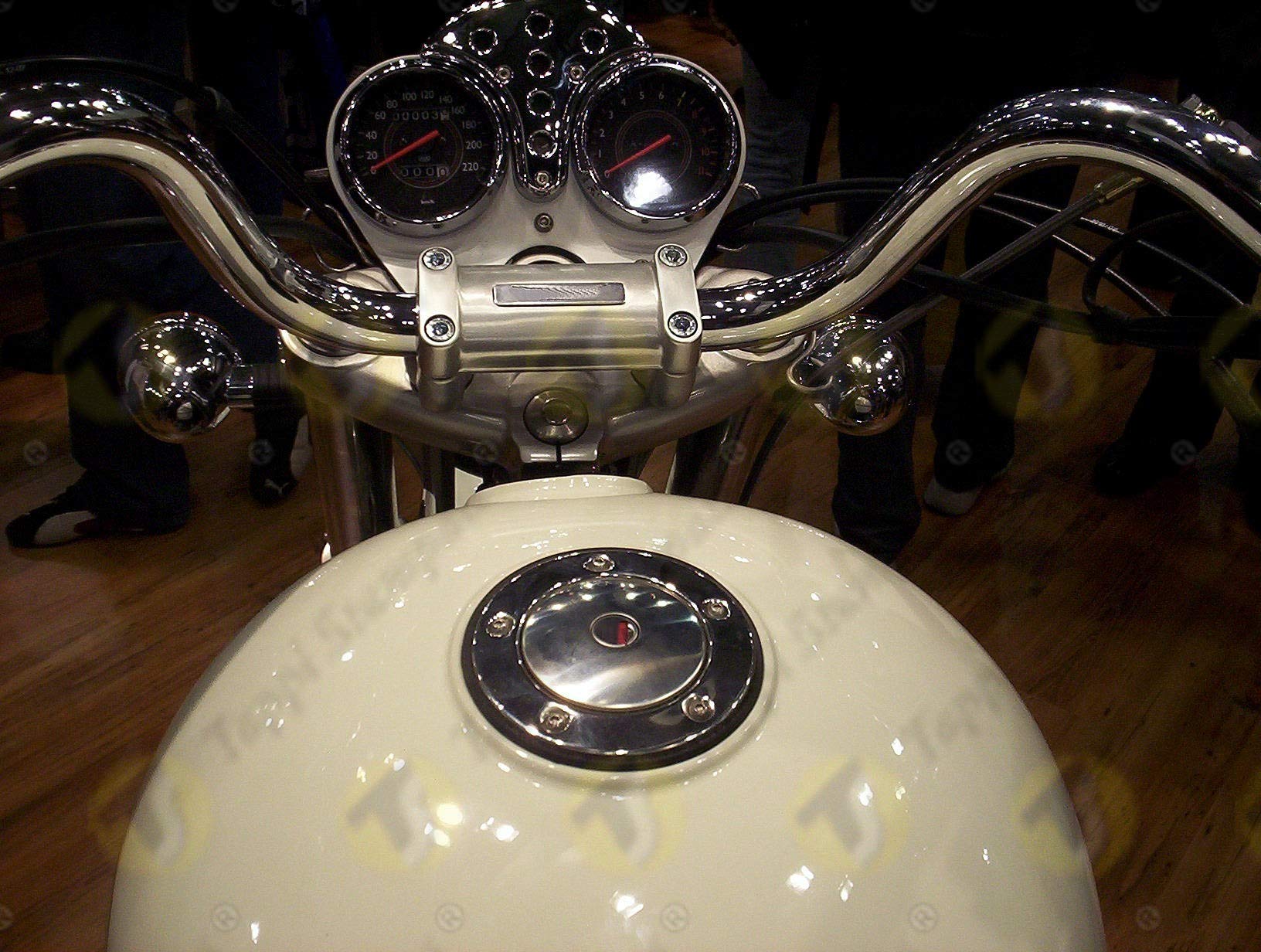 Tapón de acero inoxidable para Moto Guzzi California, Nevada, Eldorado, Audace, Bellagio, Cali, V7 y V7 II