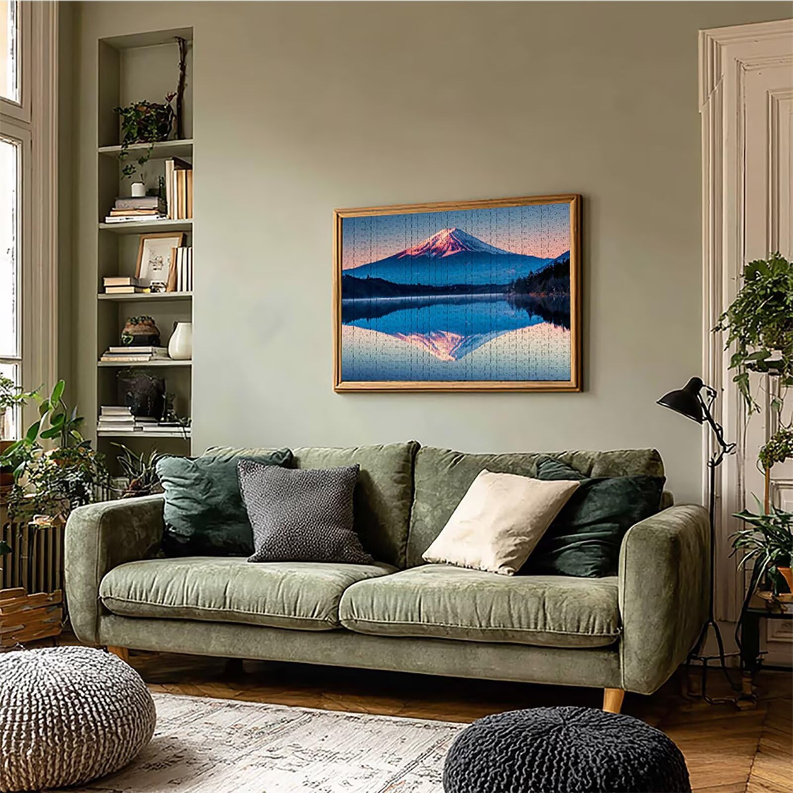 Montagna Innevata Puzzle 2000 Pezzi Adulti, Paesaggio Puzzle Legno con Scatola 99x70cm, Idea Regalo Uomo e Donna, Divertimento Per Adulti, per Gioco Familiar, Giochi di Sfida, Scatola Regalo, D-8472