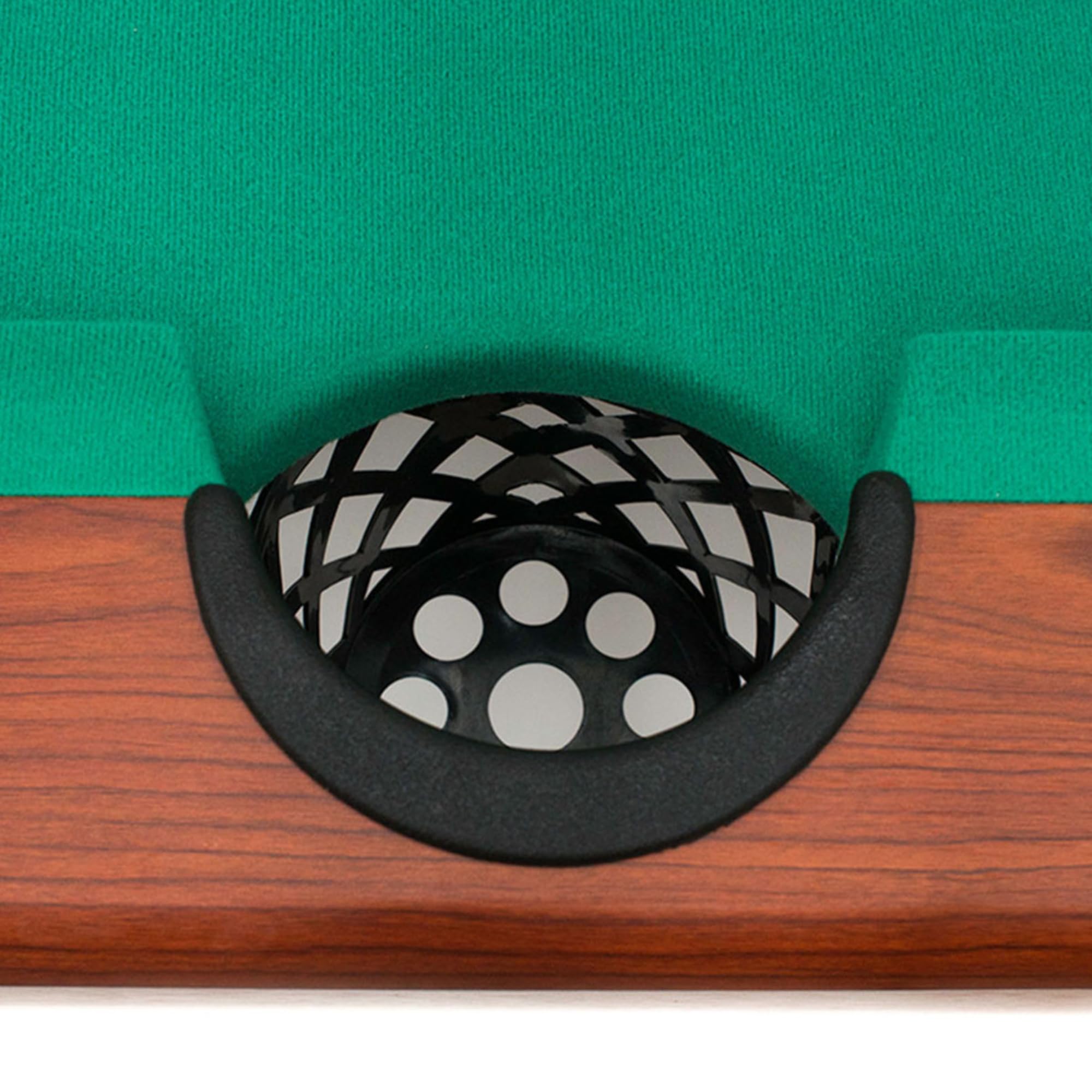 PL Ociotrends Mesa de Billar Semi Profesional Alejandría | Color Verde Clásico con Niveladores en Todas Las Patas | Incluye Juego Completo de Accesorios