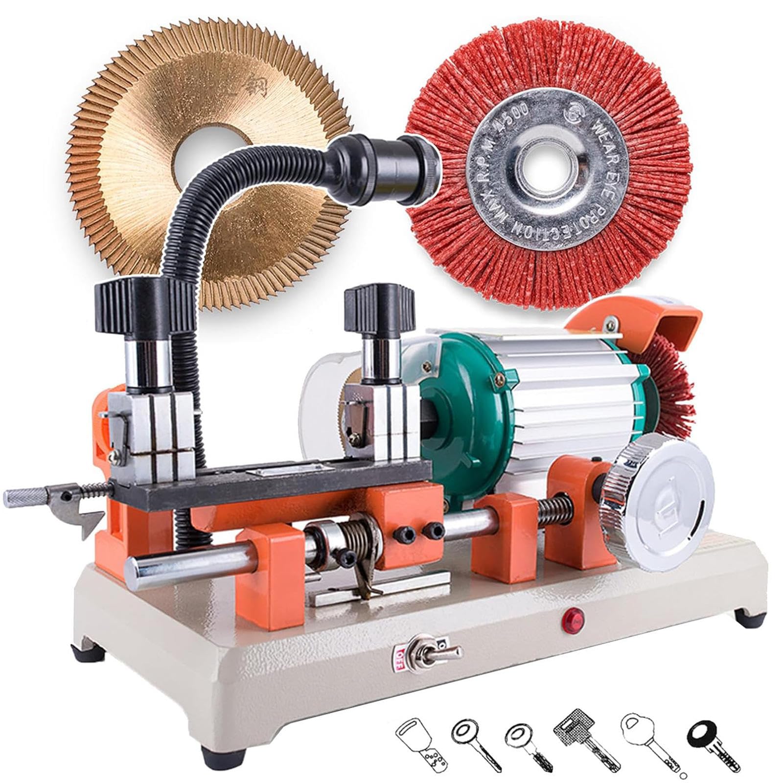 DPLXFPP Machine Découpe Clé Multifonction, Machines à Tailler