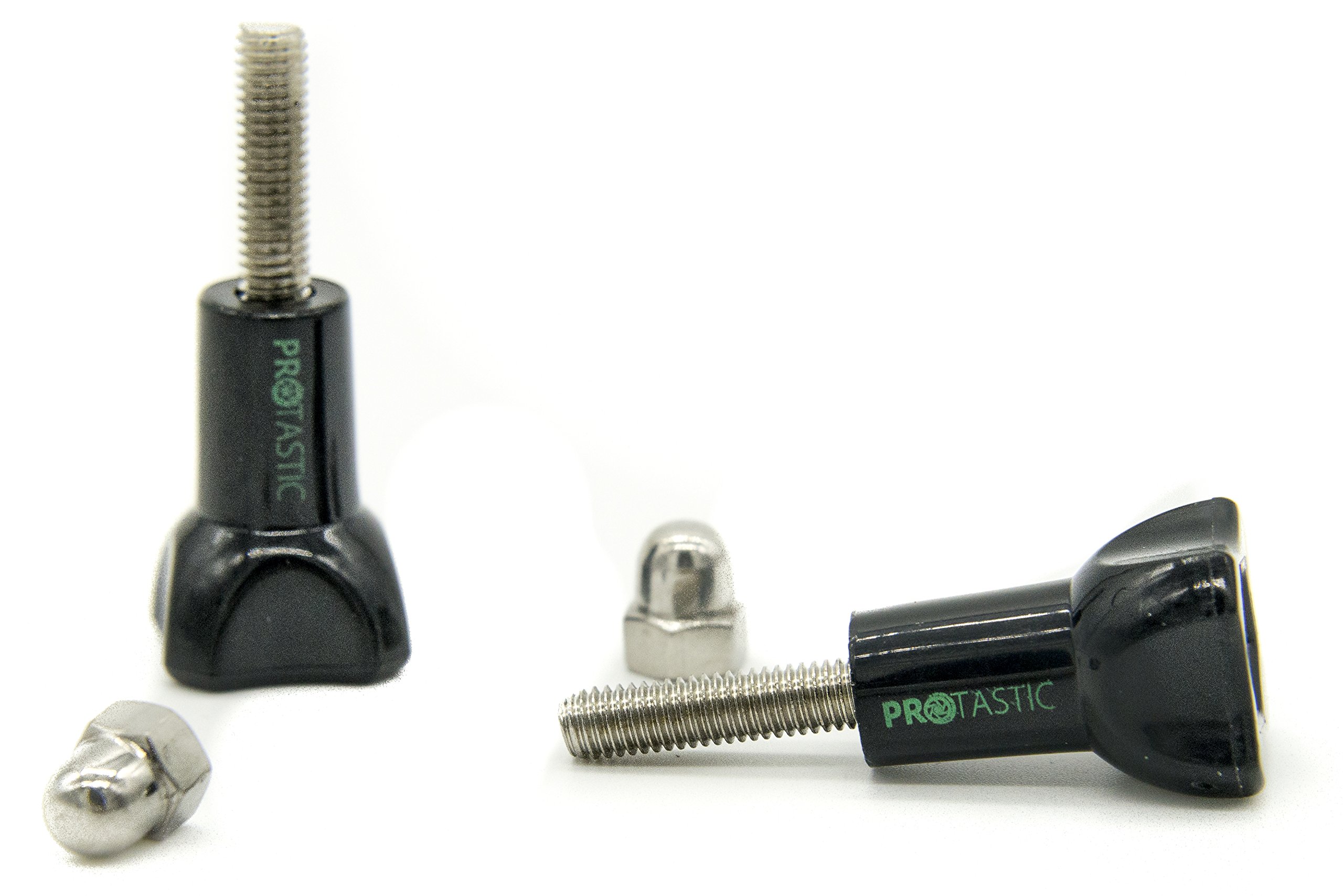 PROtastic® 2x J-Hook Quick Release Gesp & Duim Schroeven voor Gopro Hero/SJCAM Actiecamera's (Fietsen, Klimmen Helmen etc