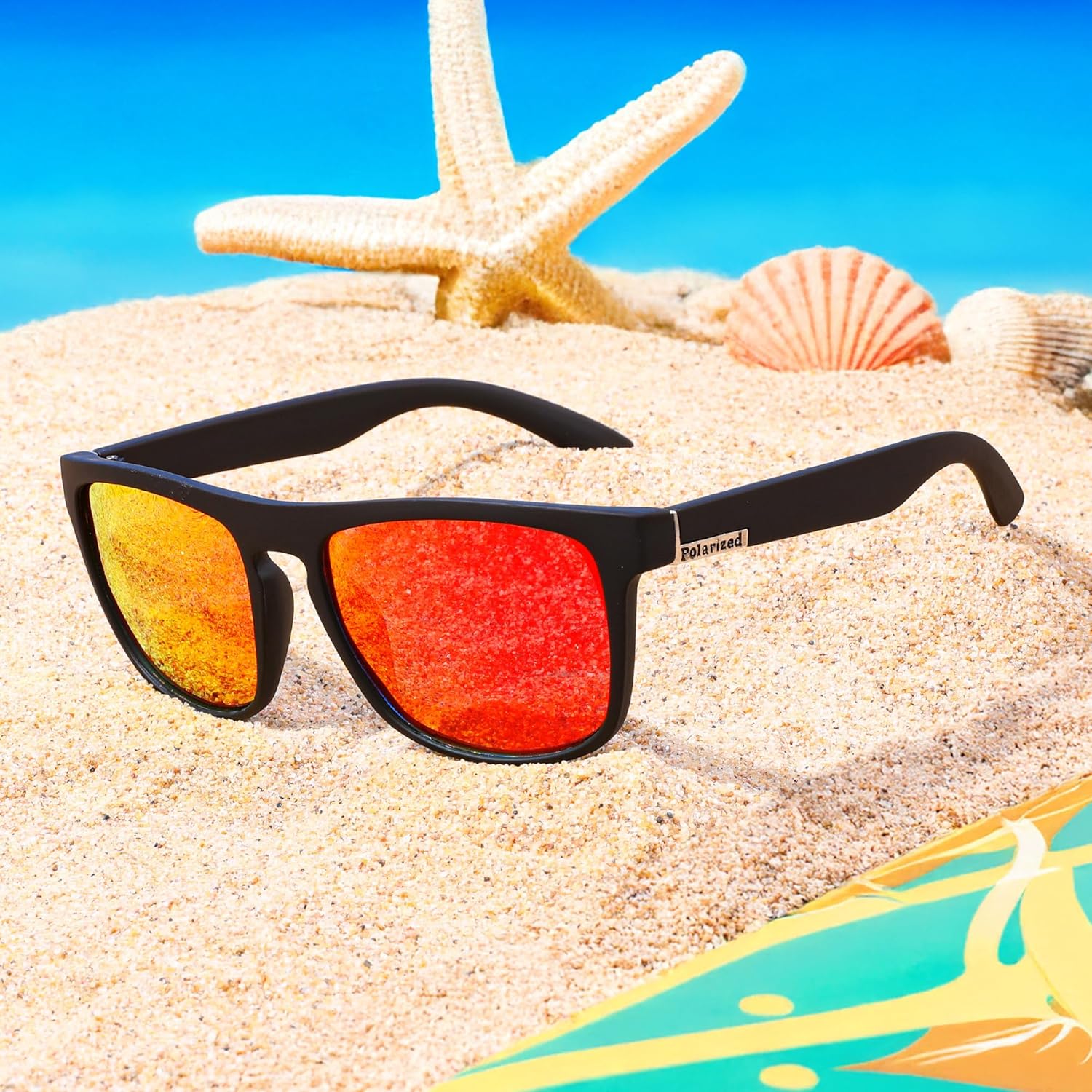 Polarized Sports Sunglasses for Men Women, Lightweight Fishing Driving Running Golf Sun Glasses with UV Protection