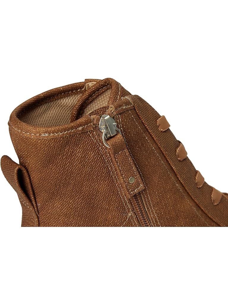 Brown Dr. Scholl's Time Off Up Lace-Up Short Boots