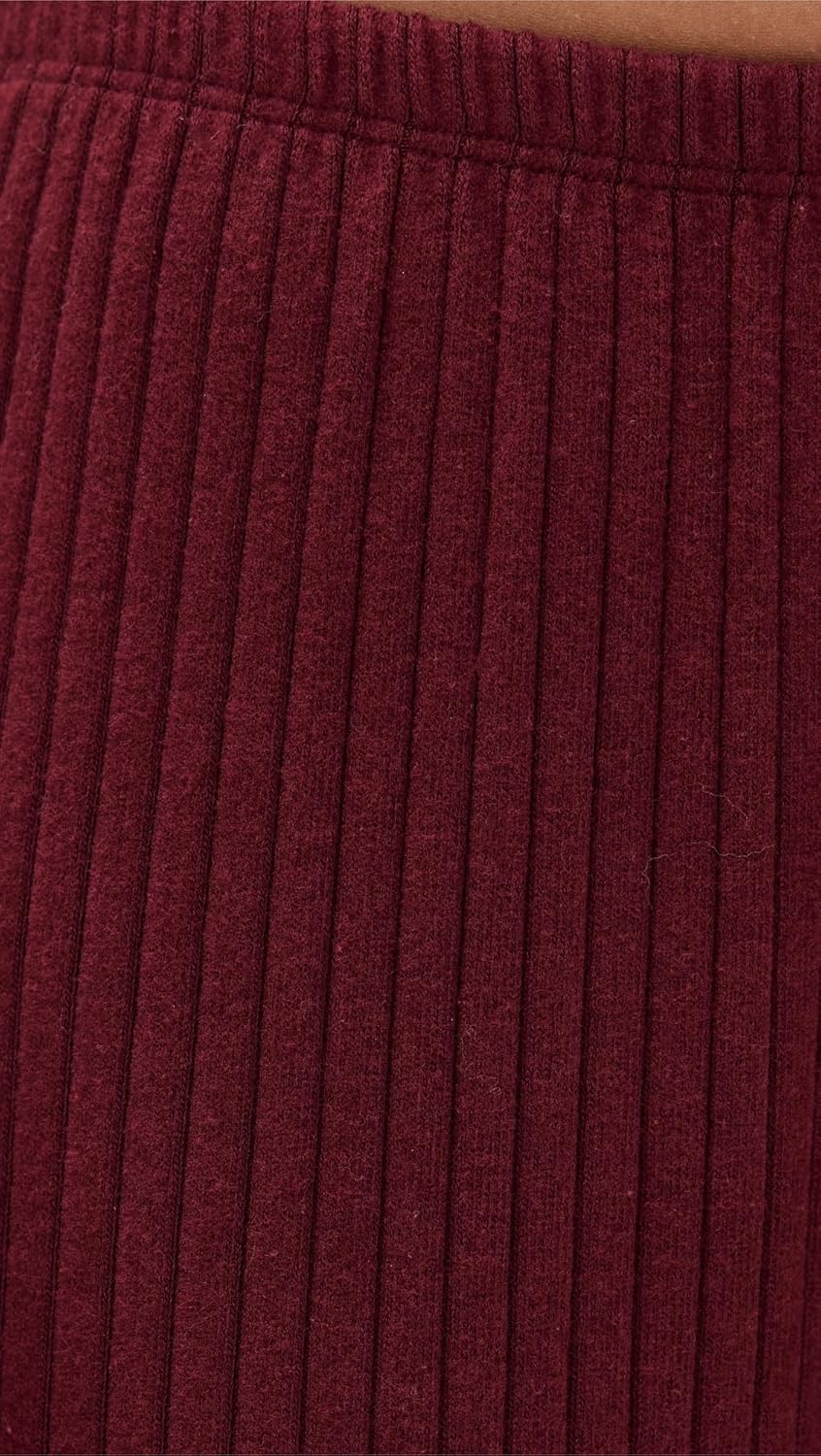 DONNI. Women's The Sweater Rib Simple Pants - Image 6