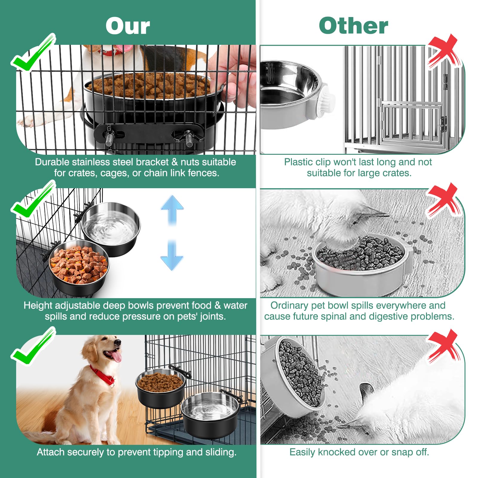 Pet Cage Water Bowl For Dog Crate Petsmart Cheap Water Bowl For