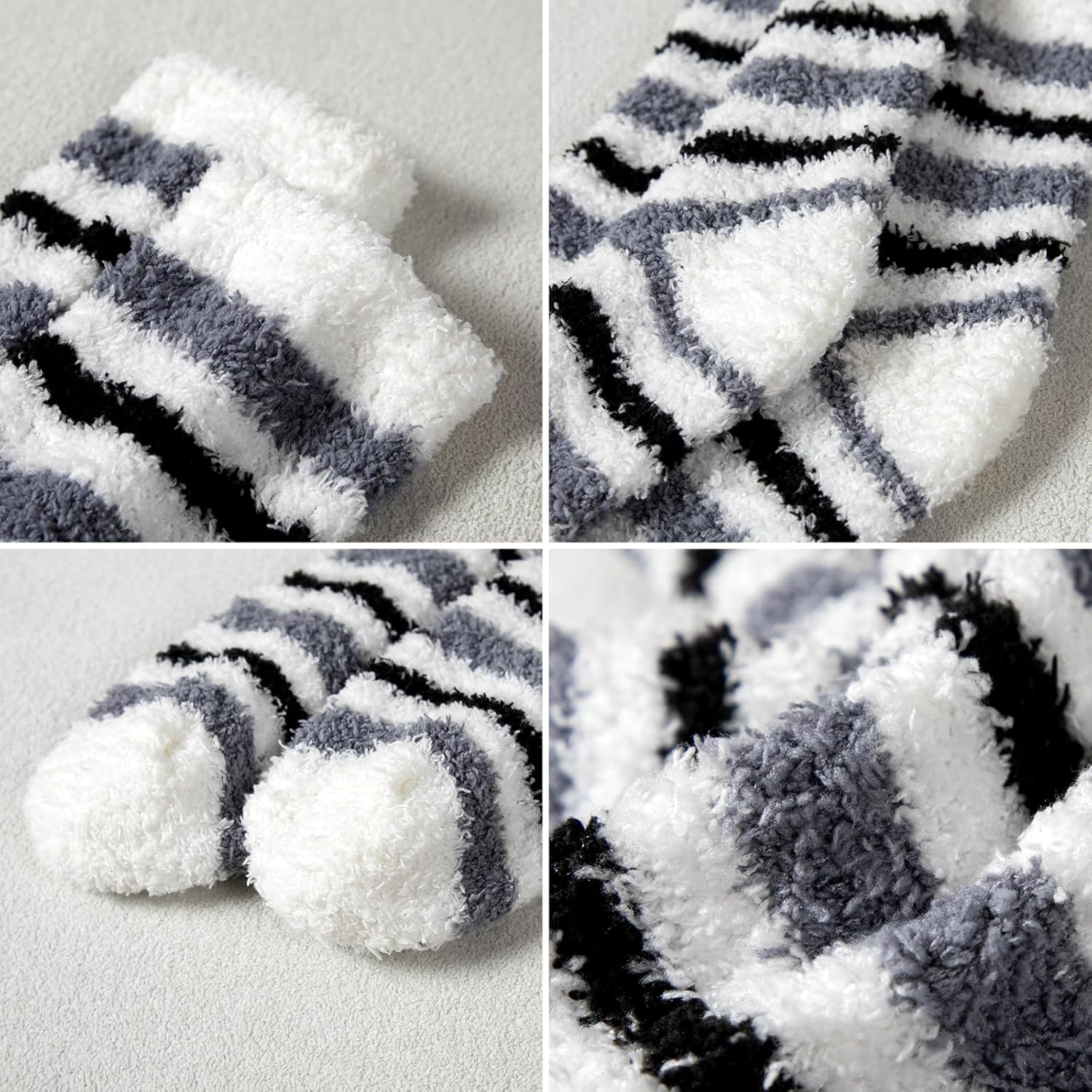 Passionbility Fuzzy Socks for Women - Fluffy Socks Womens, Women Slipper socks of Coral Fleece - Image 4