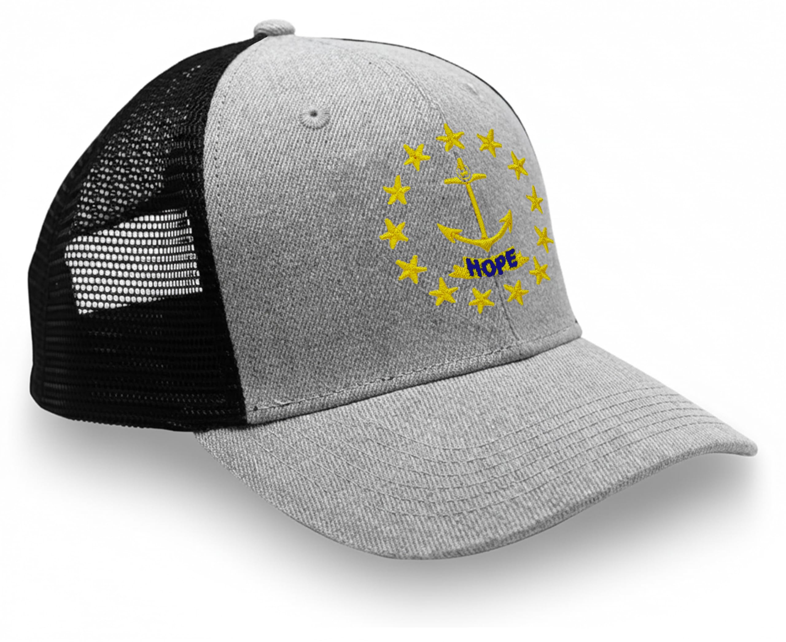 International Tie State Hat for Men and Women, Adjustable Snapback Trucker Baseball Cap with Embroidered Patch