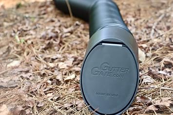 GutterGateTM 4 Round Downspout Accessory (Black)