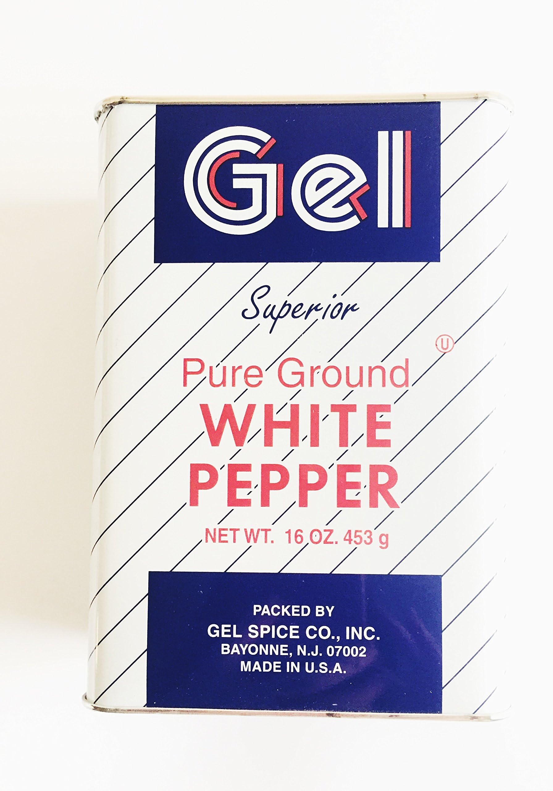 Gel Superior Pure Ground White Pepper (16 oz)