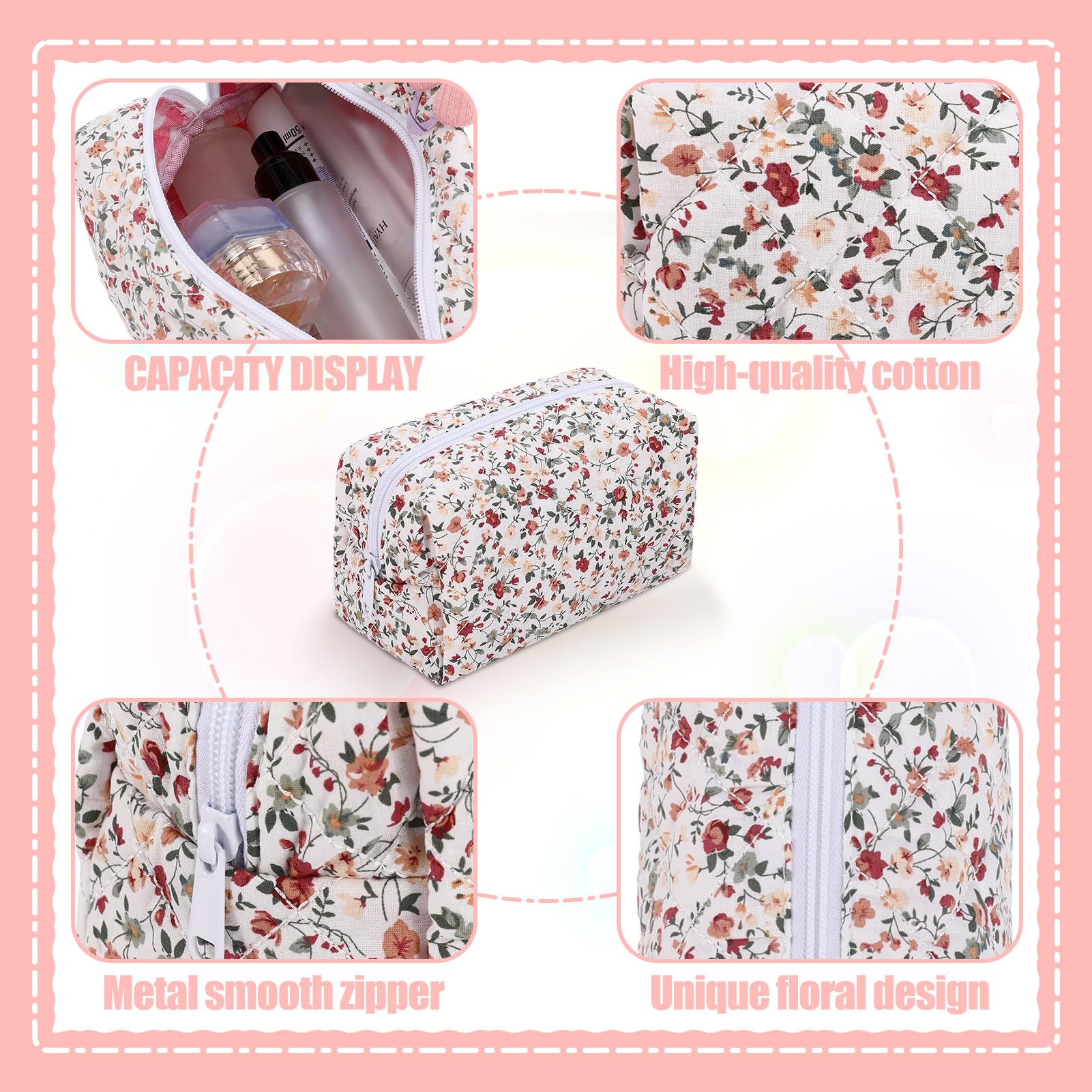 Petit Sac À Cosmétiques À Mode Sac À Cosmétiques À Motif Arc - Temu France