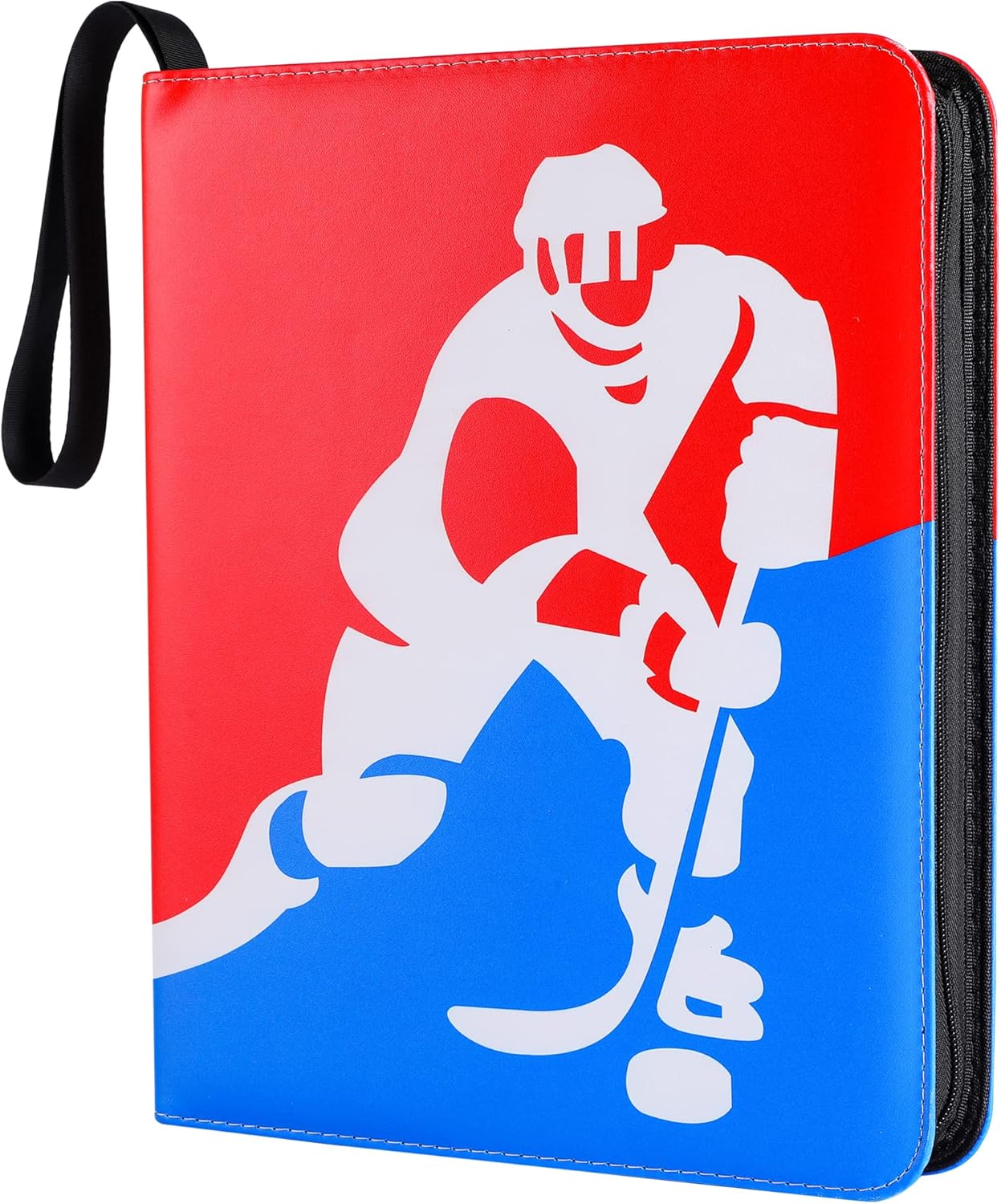 Hockey Card Binder with Sleeves, Holds 720+ Cards 9 Pocket Trading Cards Album for