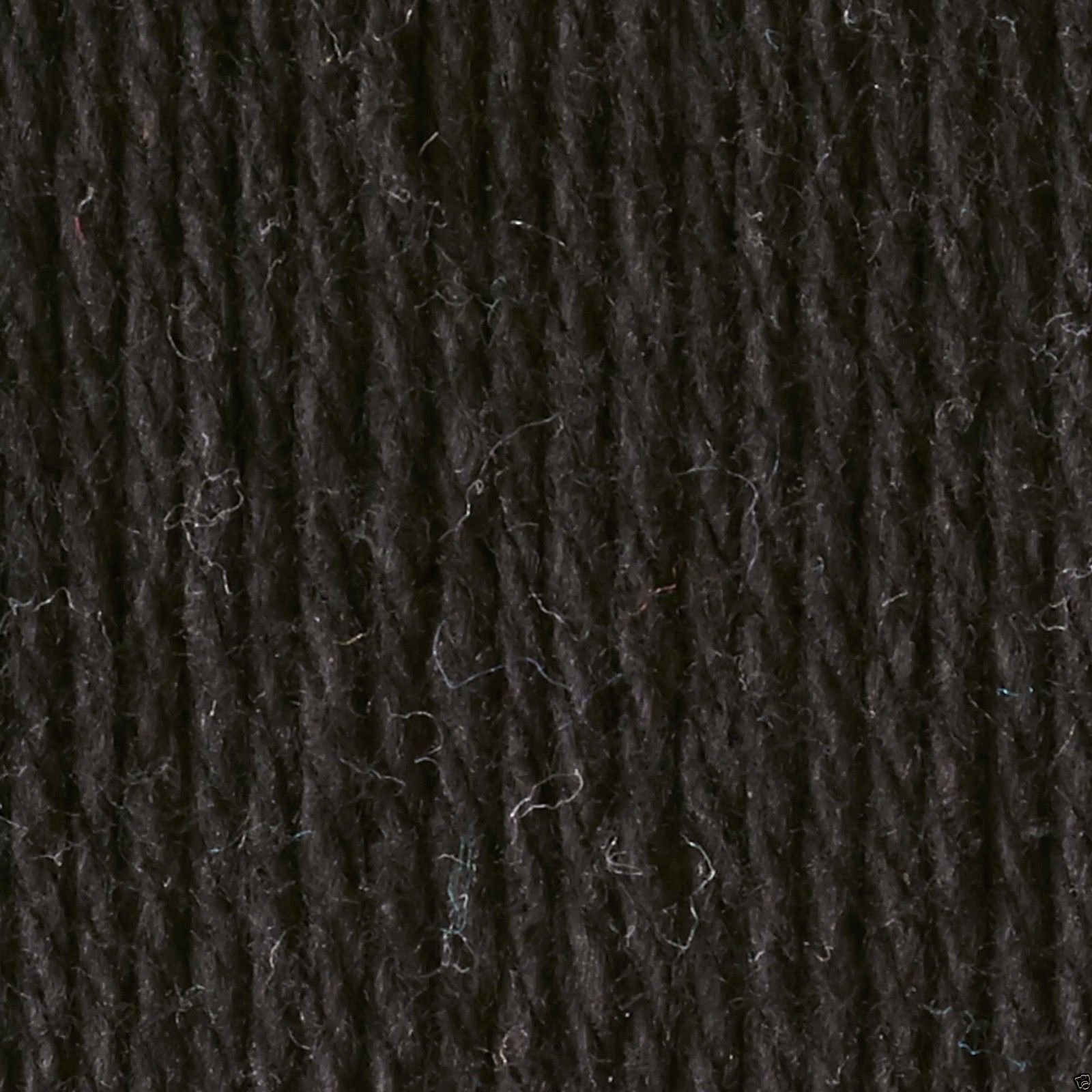Lily Sugar'n Cream Black Lily Sugar 'N Cream Aran Knitting Wool Yarn 70.9G - 0002