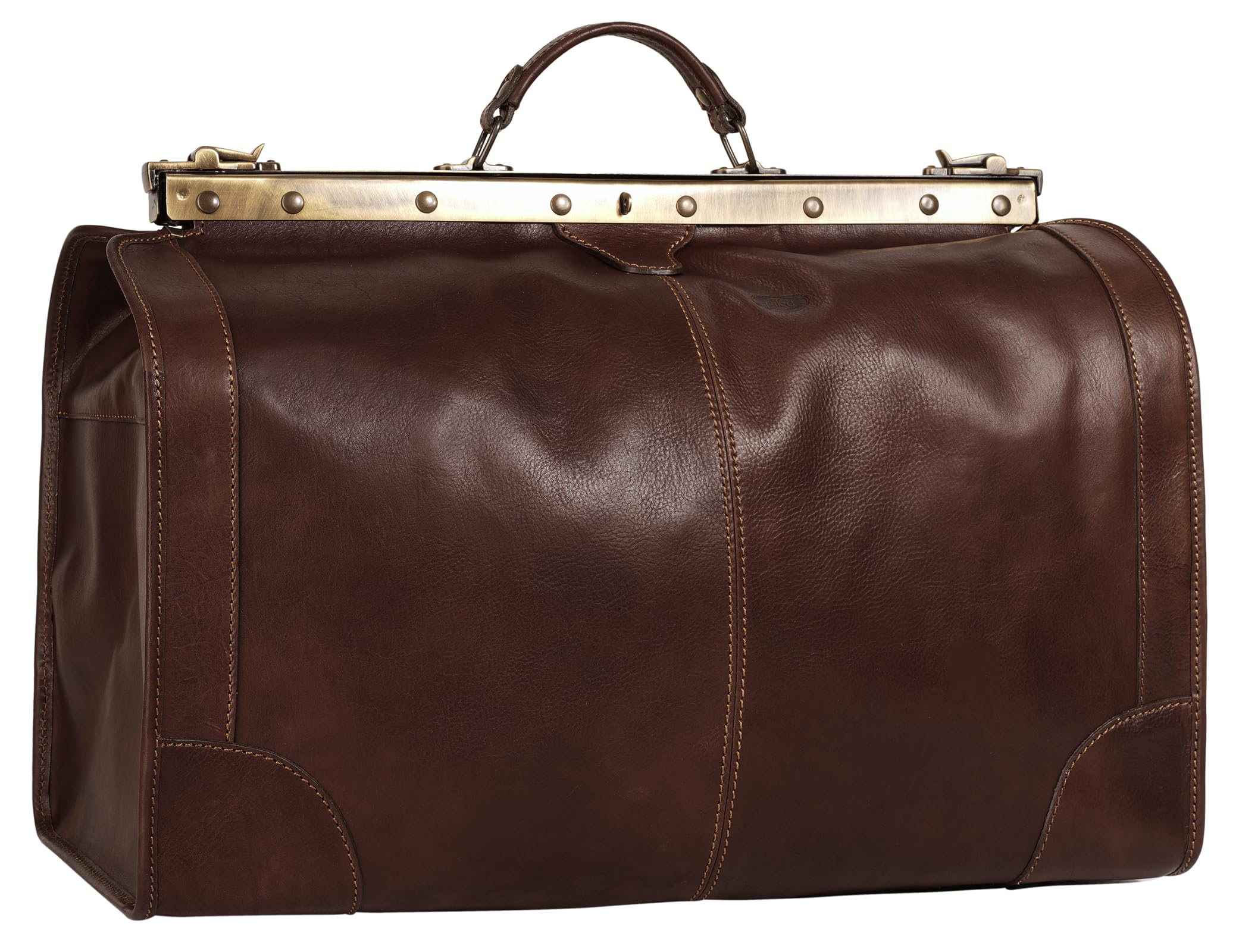 piké Doktortasche/Reisetasche LOMBARDIA GRANDE Echt Leder Damen