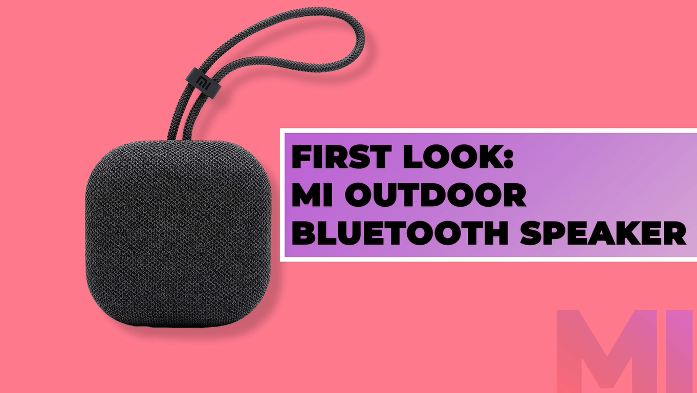 First Look Mi Outdoor Bluetooth Speaker