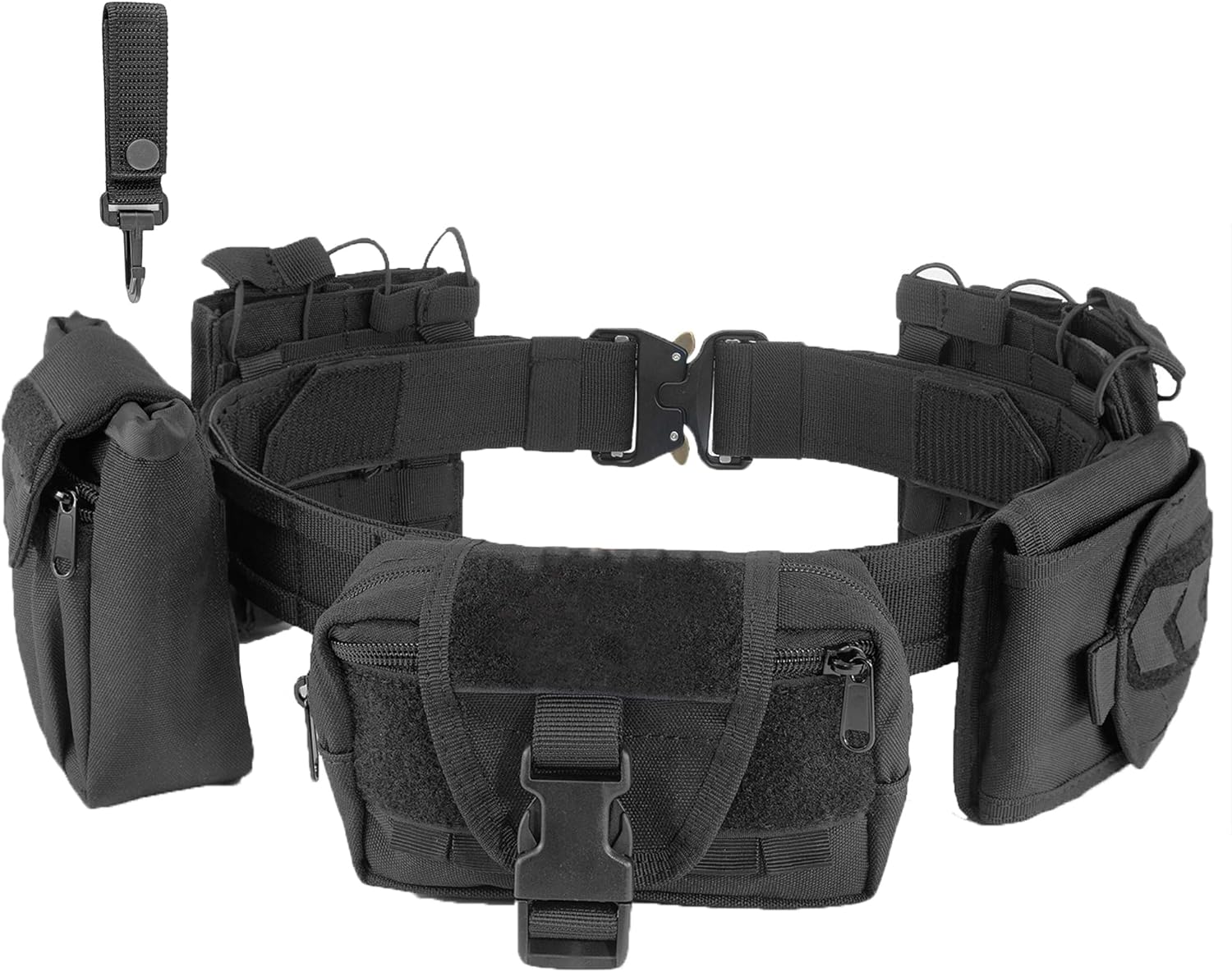 Tactical Battle Belt Set 7pcs Combat Duty Belt Law Enforcement Utility Belt Airsoft Police Military Belt with
