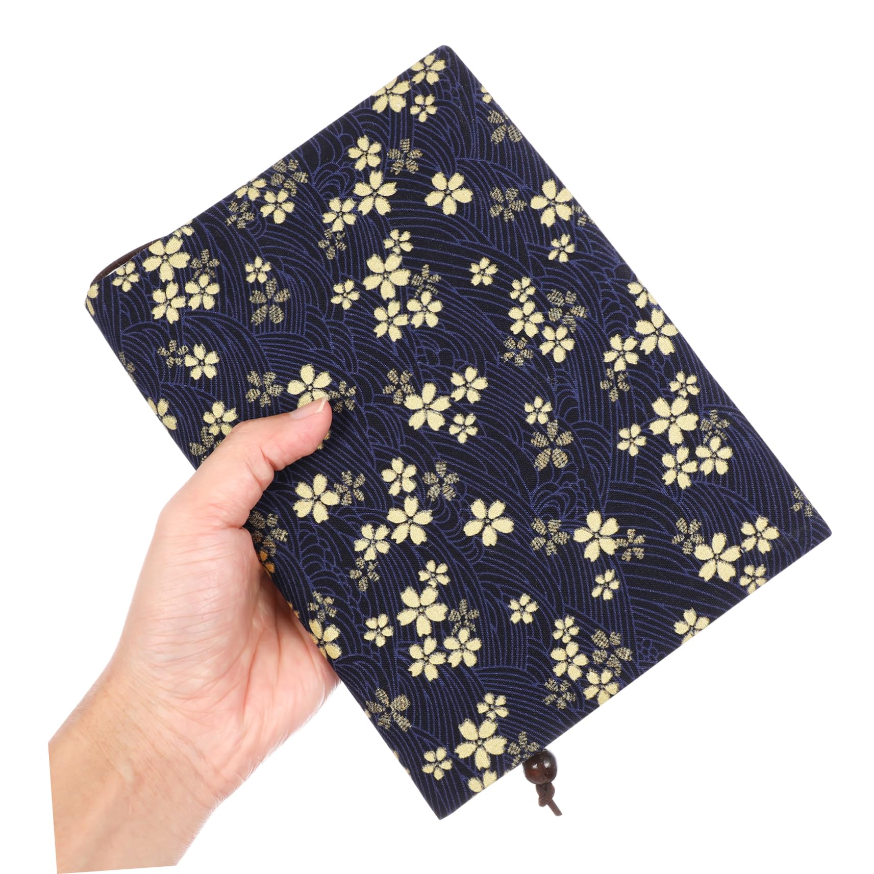 Copertina Libro in Stoffa Blu, Protezione Decorativa e Book Sleeve | Decorazioni Scuola, Libro Protettivo Buona Adesione, Uso Personale e Business