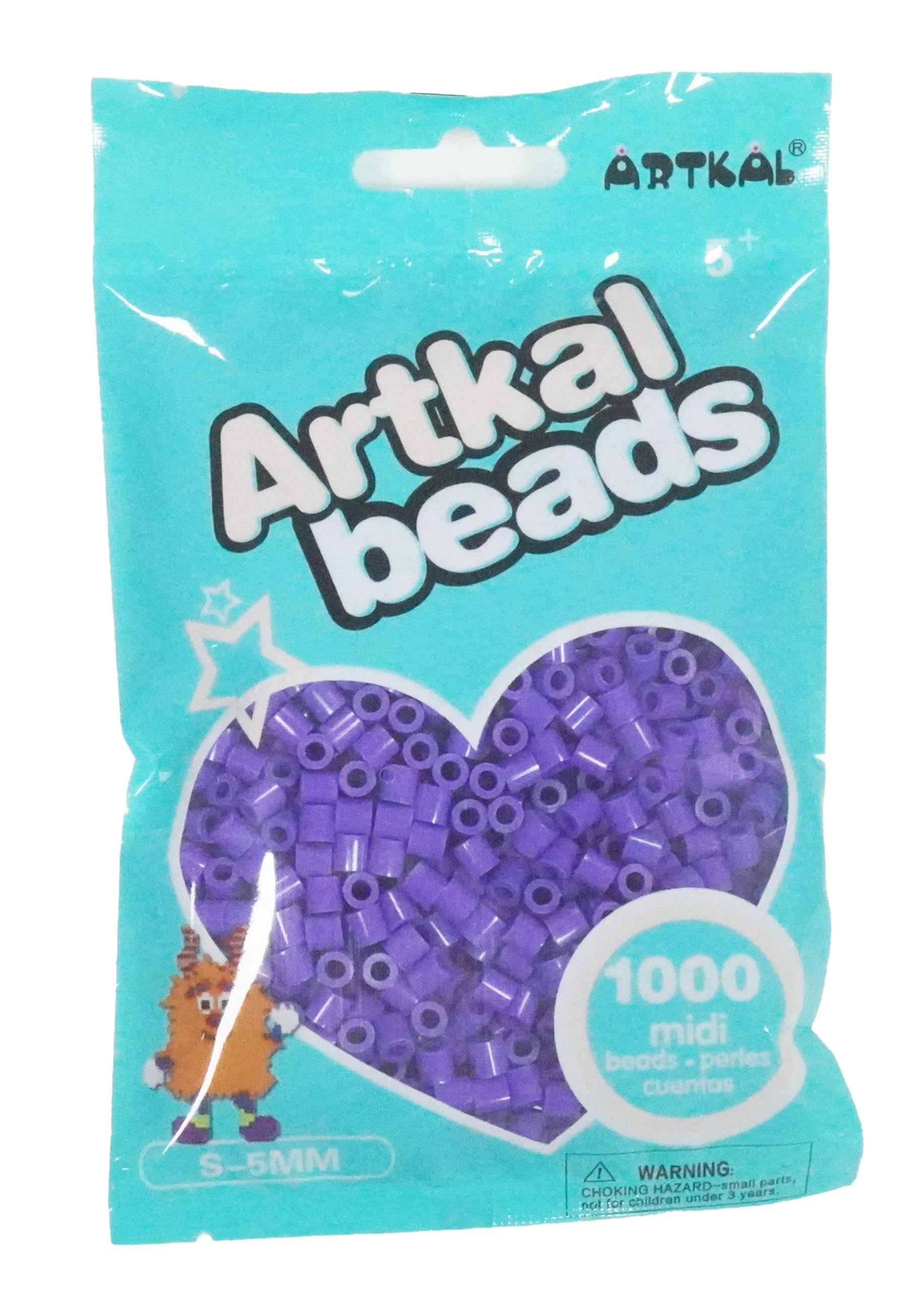 Artkal 5mm Midi Fuse Beads Amethyst 1000 Beads