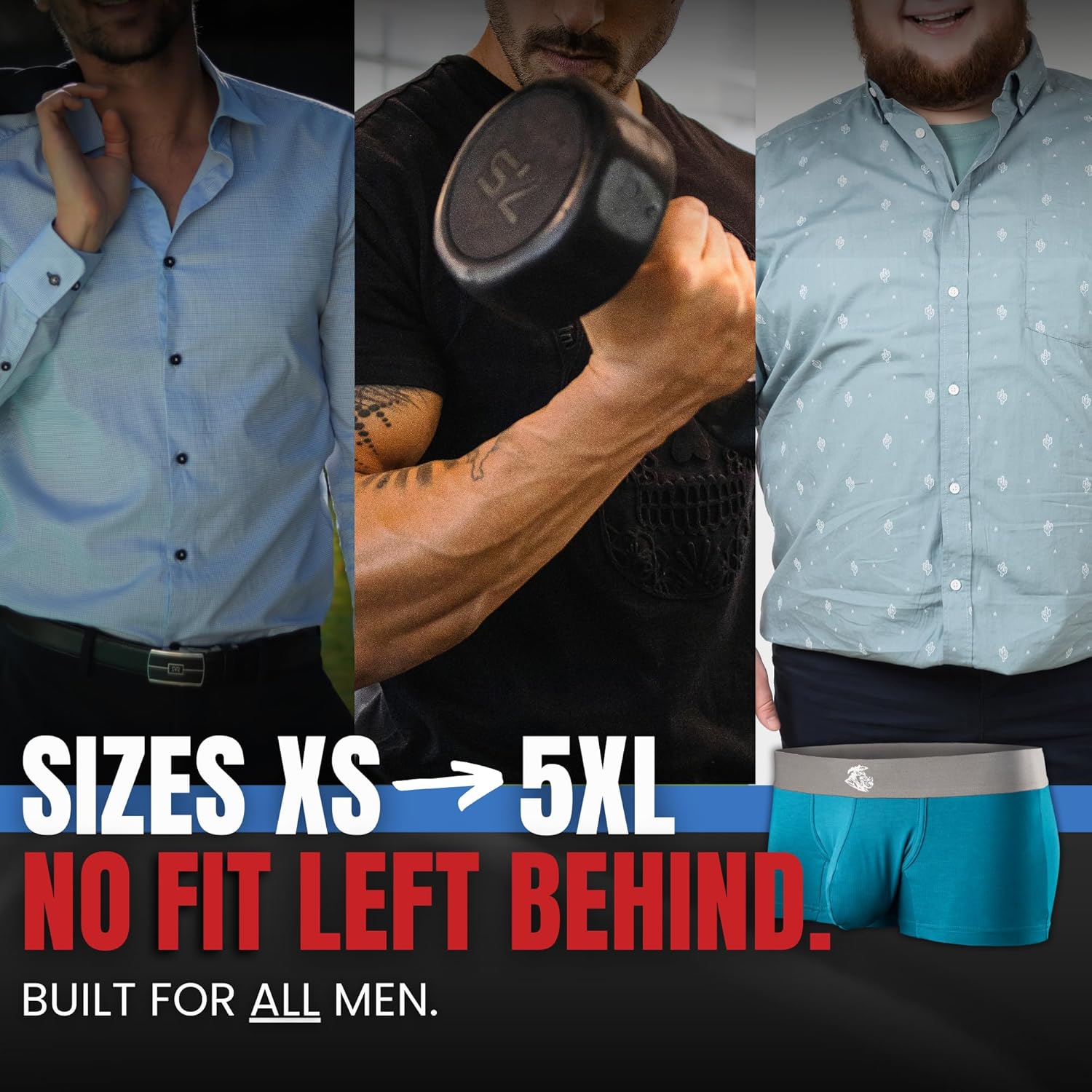 Real Men Bulge Enhancing Pouch Underwear for Men – 1, 3 and 6 Pack Set - Modal Boxer Briefs ABCD Pouch - Image 6