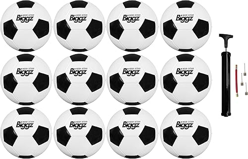 (12 unidades Premium Classic Soccer Ball Size 5 Bulk Wholesale