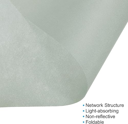 Miniatura 3 de PATIKIL Telón de fondo de tela no tejida de 5 x 3 pies, fondo de fotos gris para estudio de fotografía