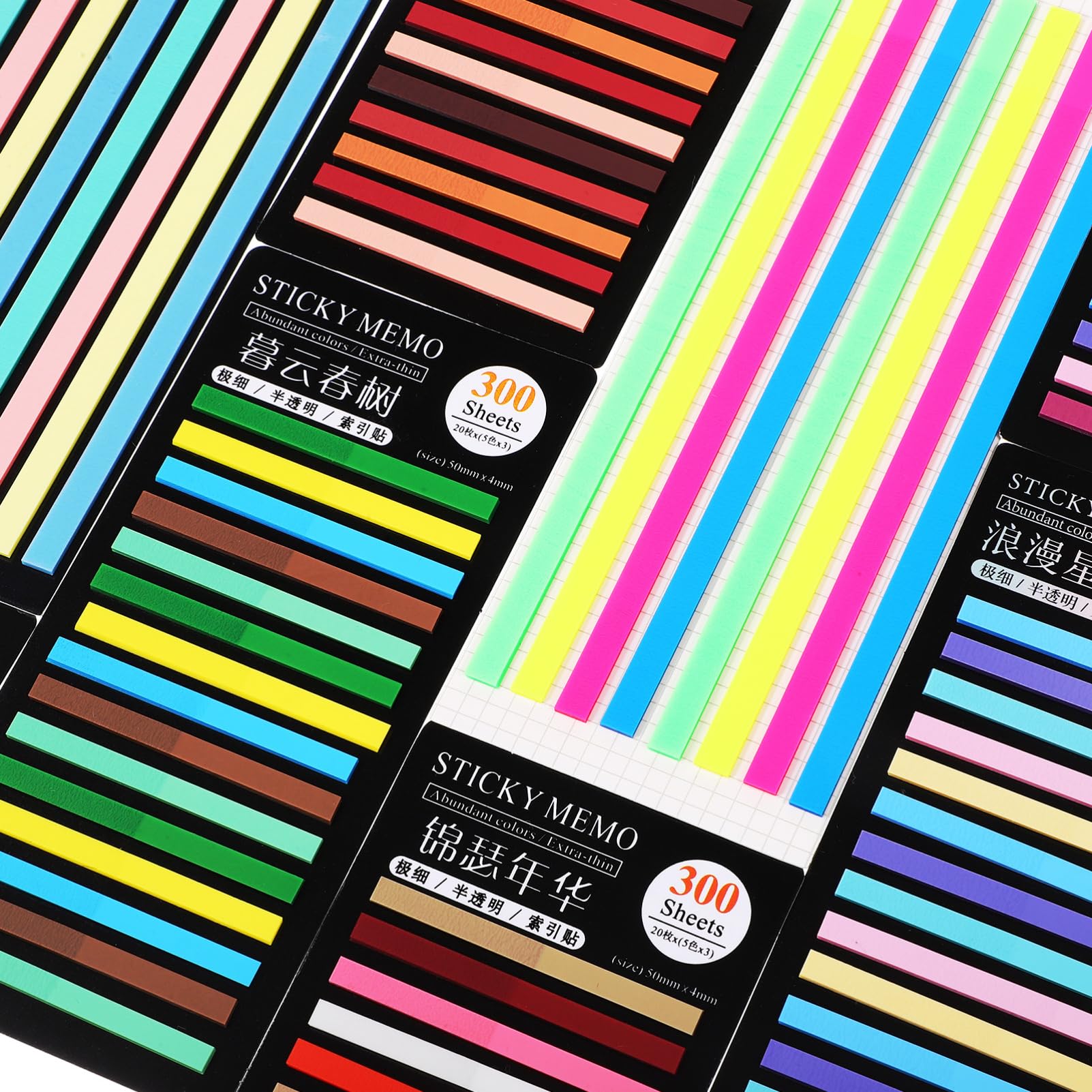 Tofficu 5 Sätze Index-aufkleber Buchmarker Buchmarkierungen Klebestreifen Für Bücher Klebrige Indexregisterkarten Das Etikett Highlighter Tape Klebrig Seitenmarkierungen Papier 8 Packs*5