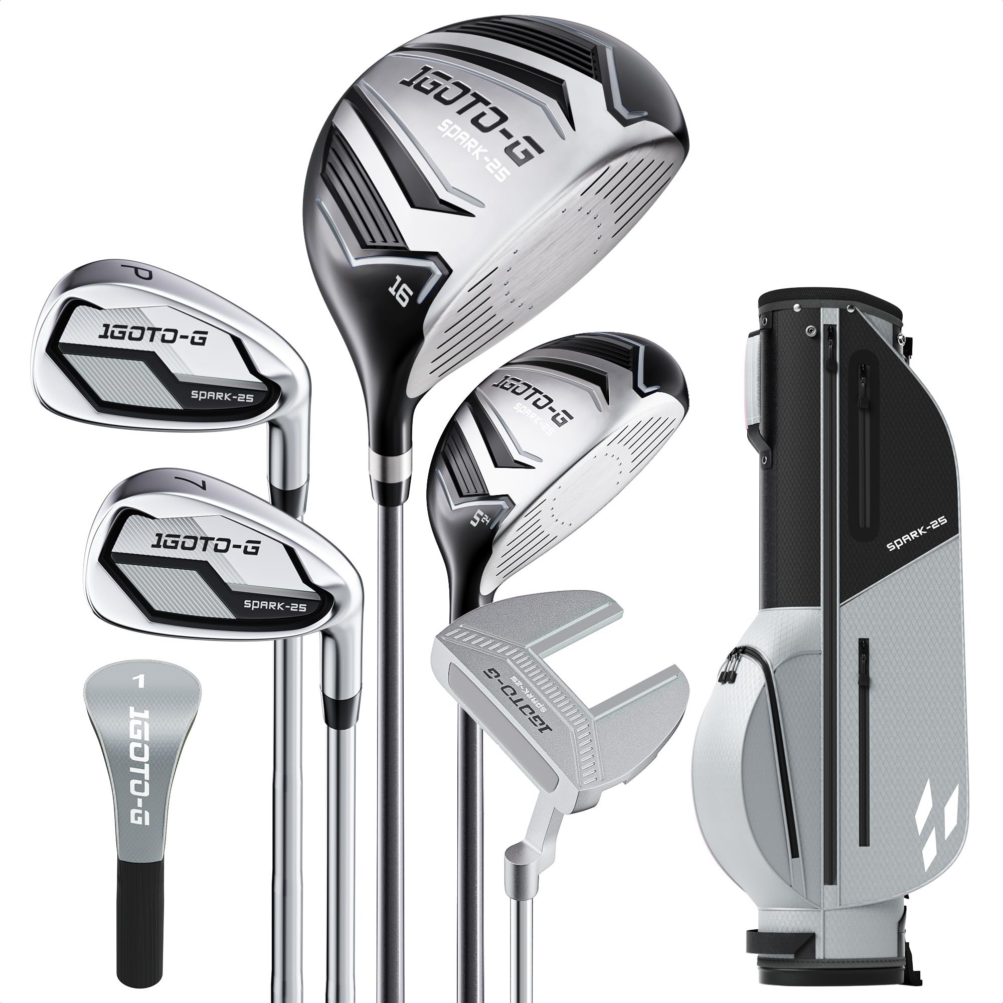 XDriveMax 6 Pieces Junior Golf Clubs Set