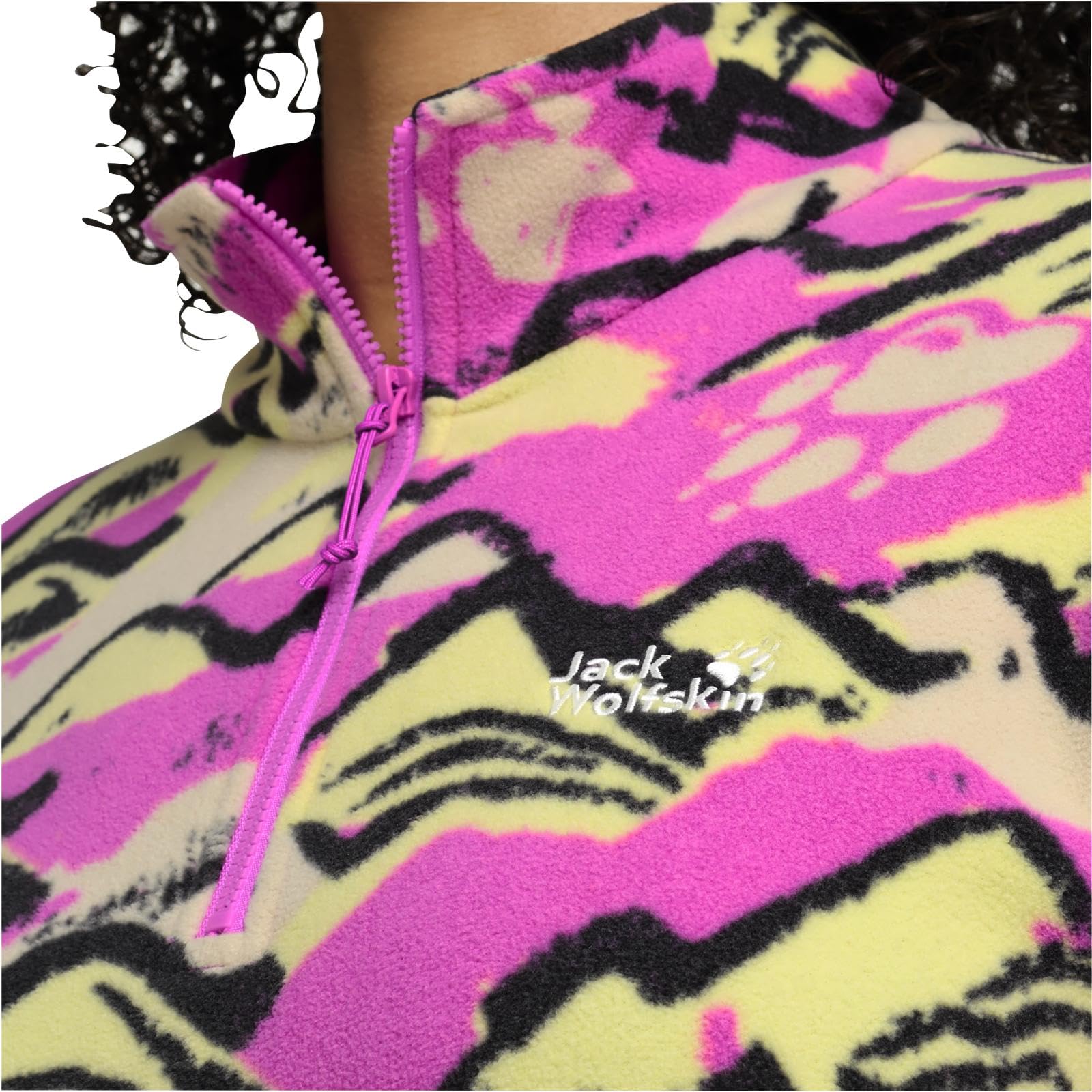 Jack Wolfskin Paw Era 100 Damen-Fleece halber Reißverschluss